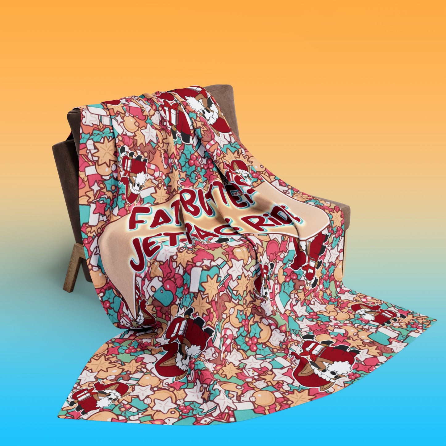 Santa Butters Fleece Blanket