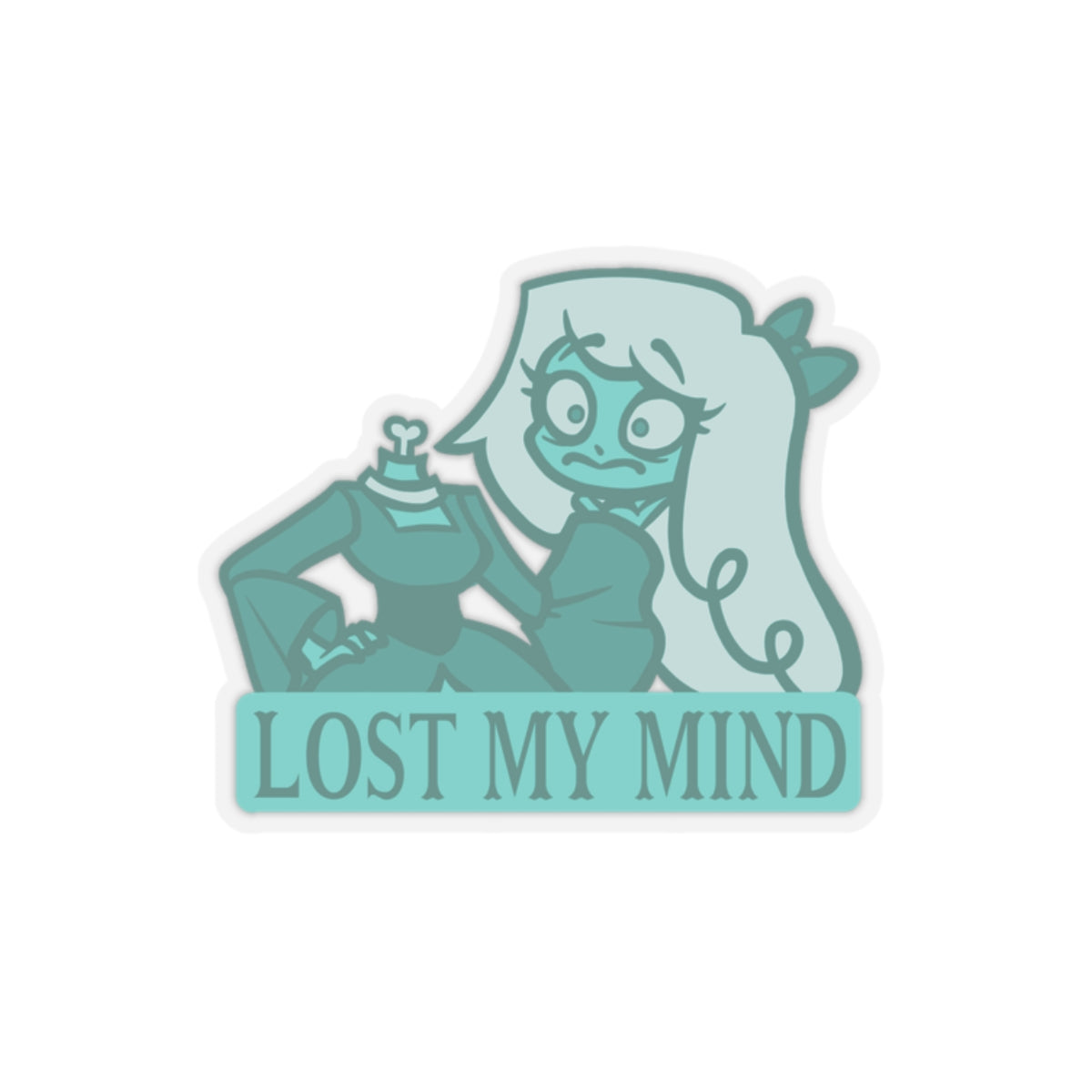Lady in Waiting Sticker