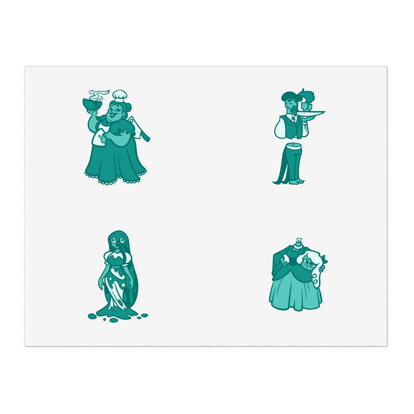 Spite Castle Staff Sticker Sheet