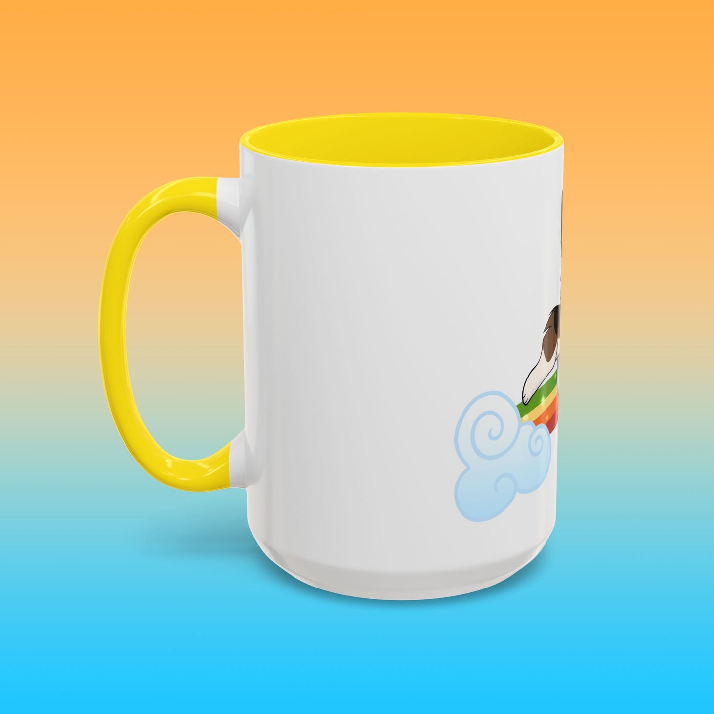 Unicorngi White Accent Mug