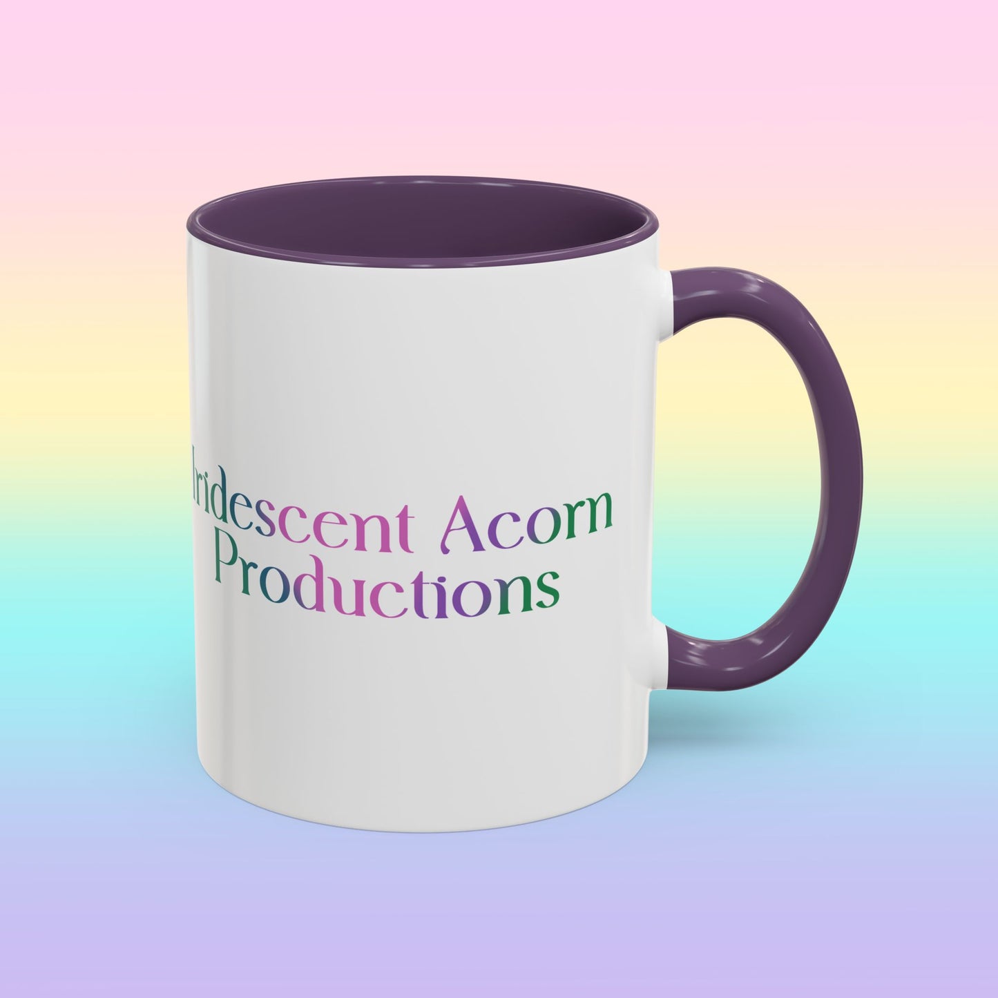 Iridescent Acorn Productions White Accent Mug