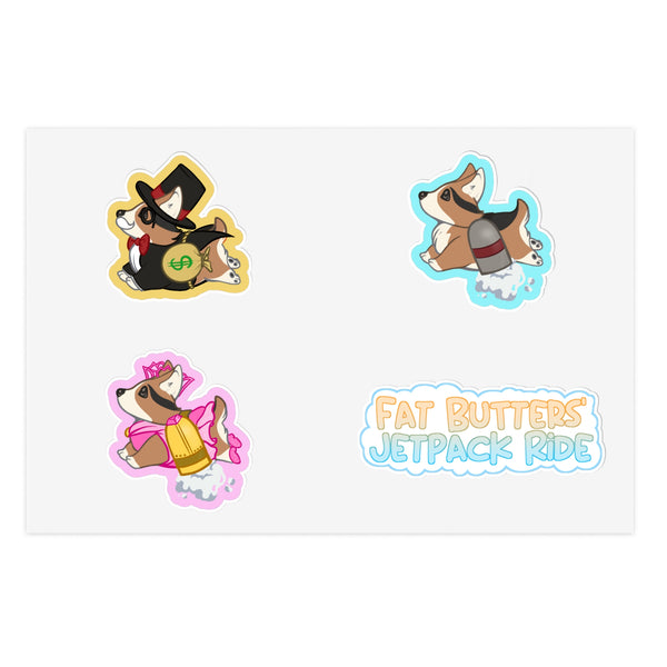 Pastel Butters Sticker Sheet