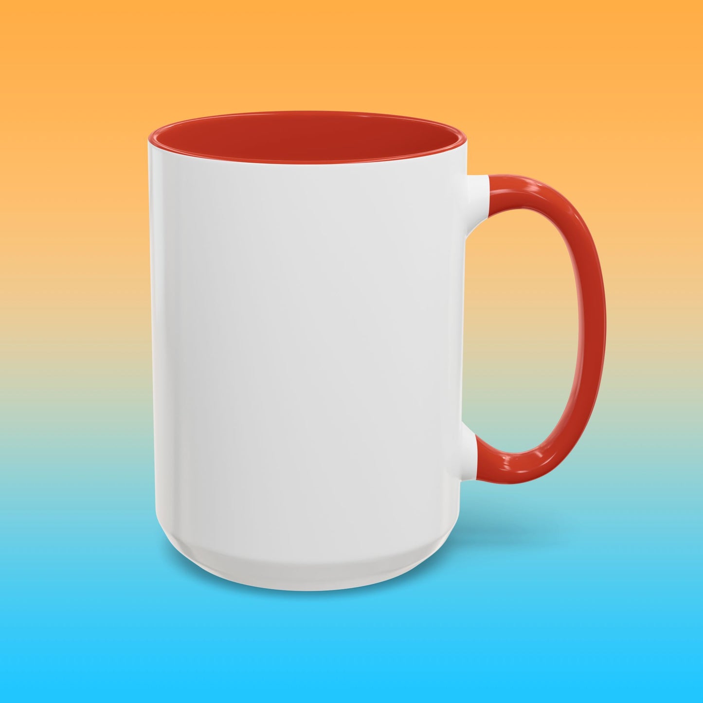 Fat Butters White Accent Mug