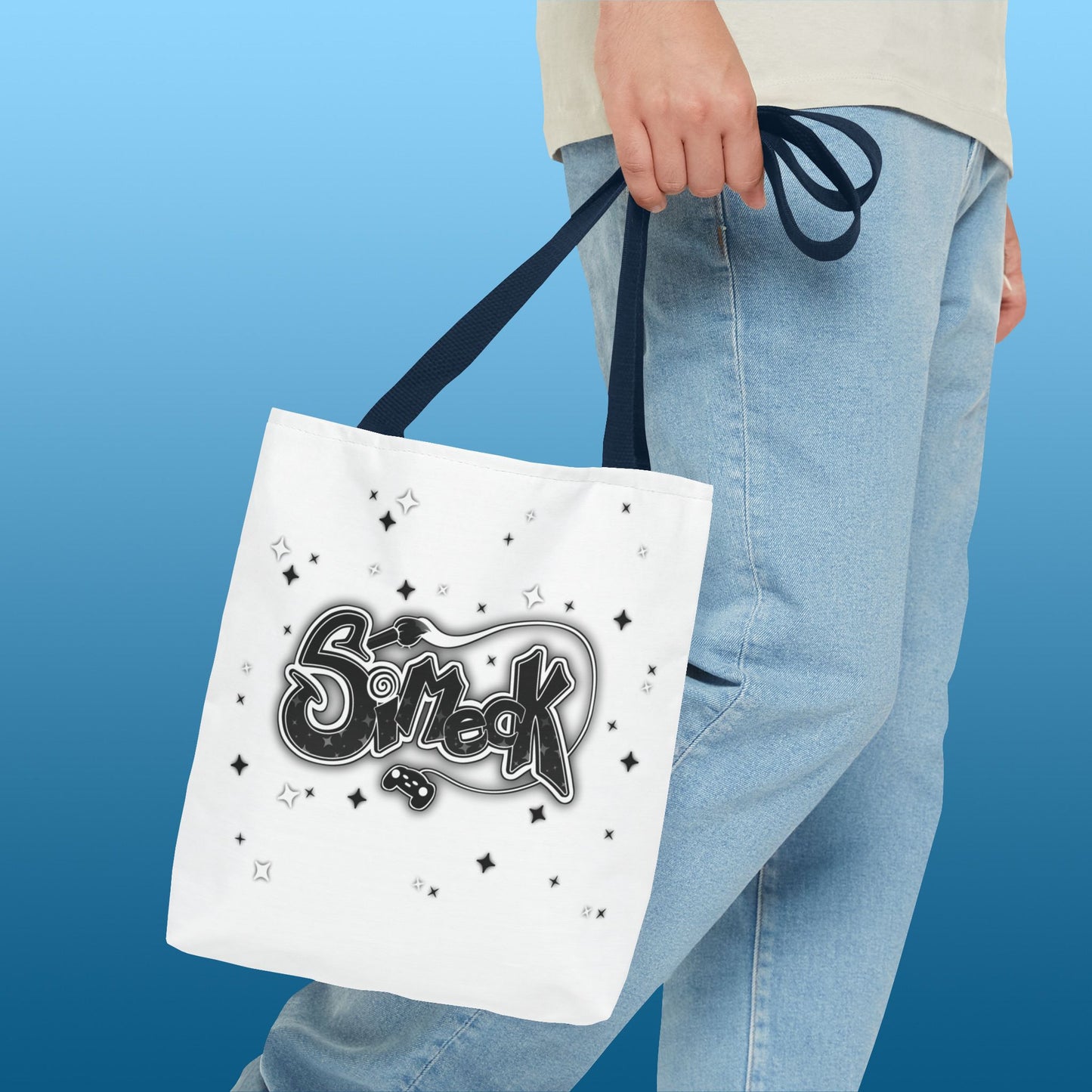Simeck Black Tote Bag
