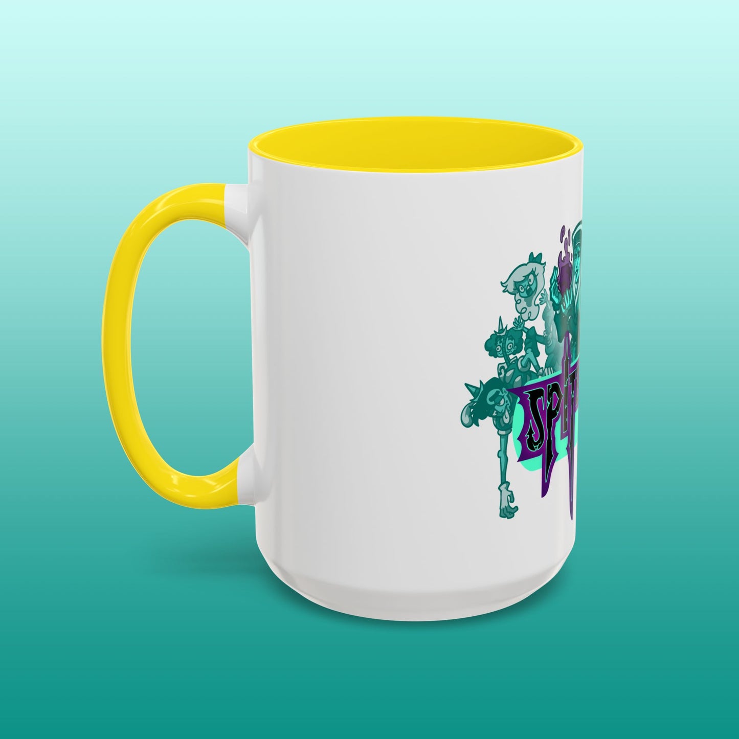 Spite Castle White Accent Mug