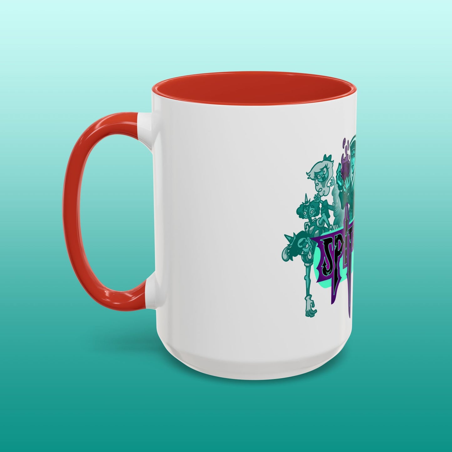 Spite Castle White Accent Mug