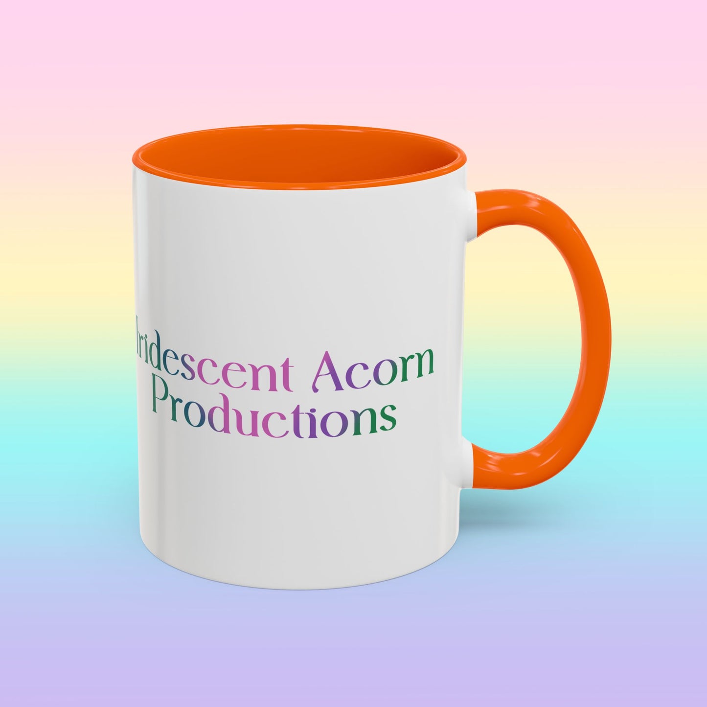 Iridescent Acorn Productions White Accent Mug