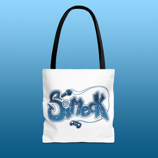 Simeck Blue Tote Bag