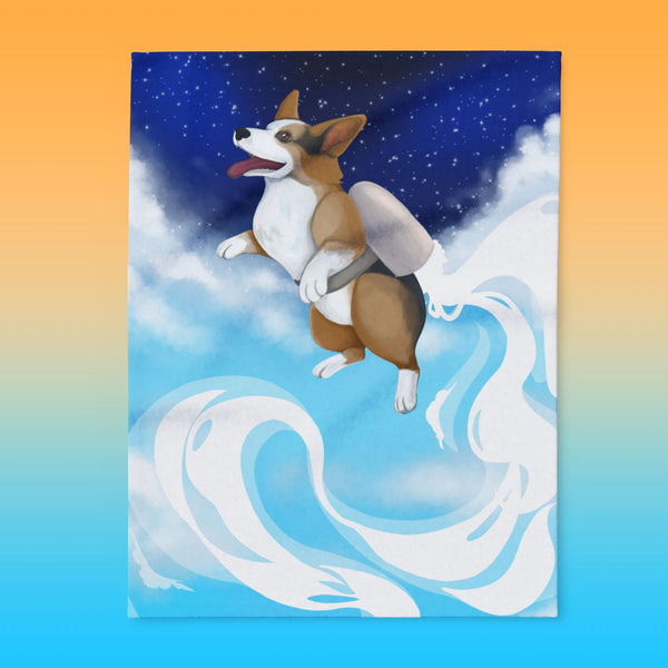 Fat Butters Fleece Blanket