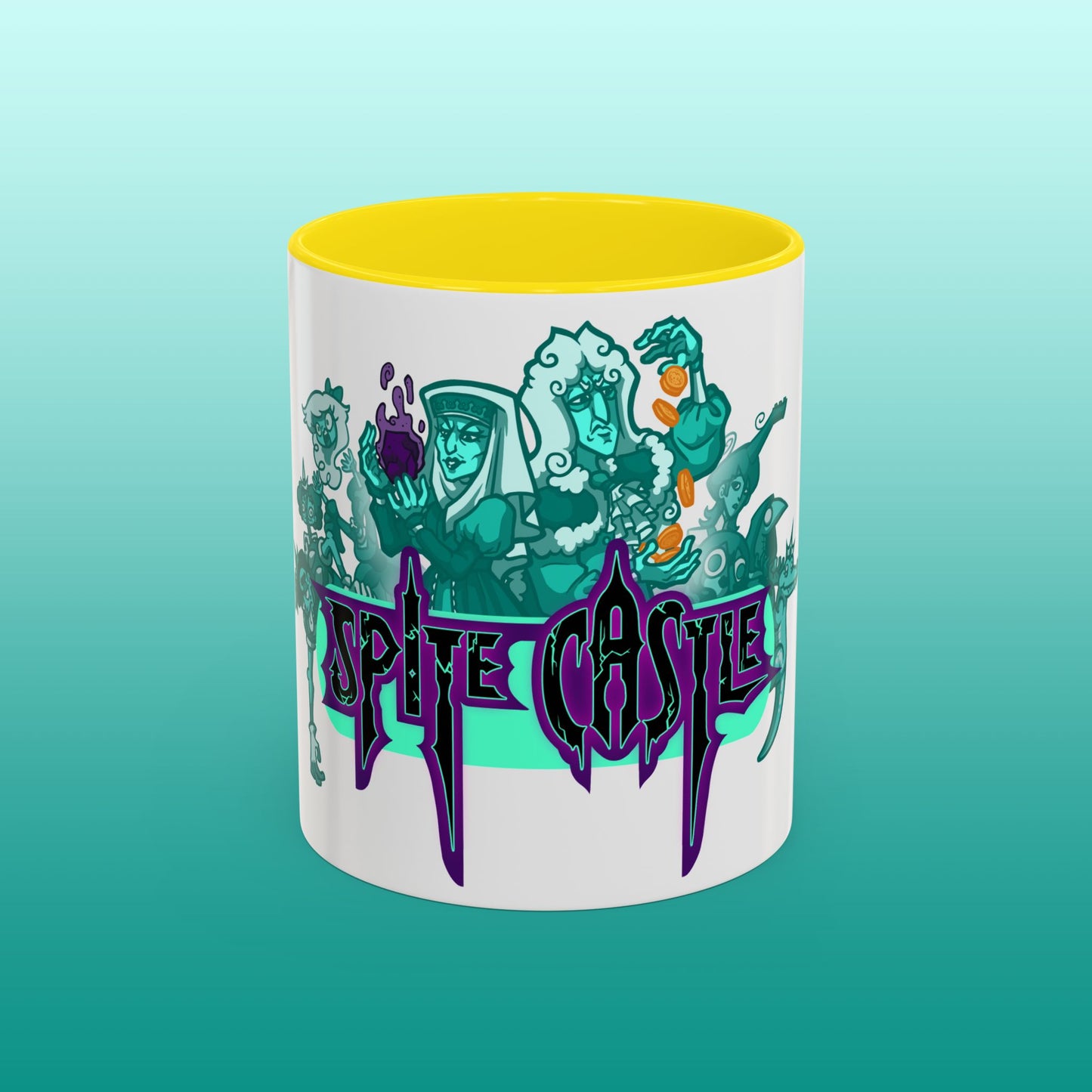 Spite Castle White Accent Mug