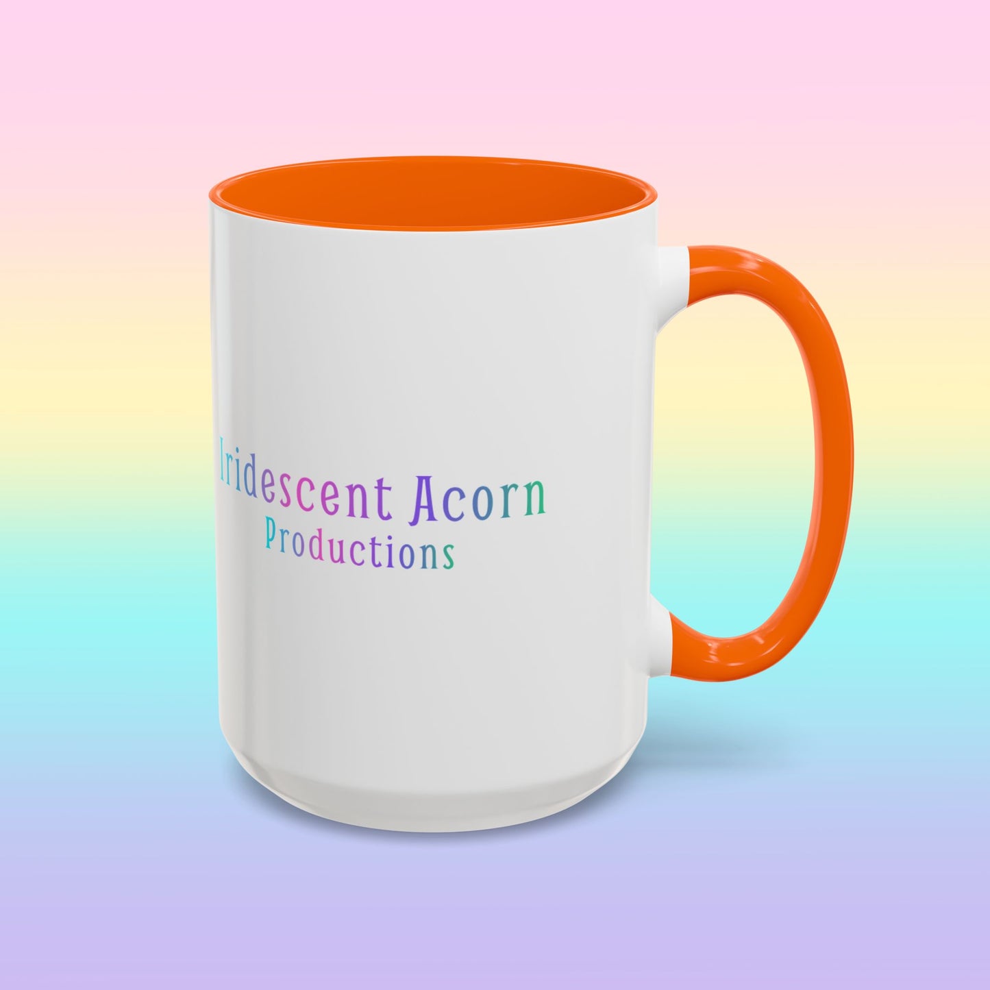 Iridescent Acorn Productions White Accent Mug