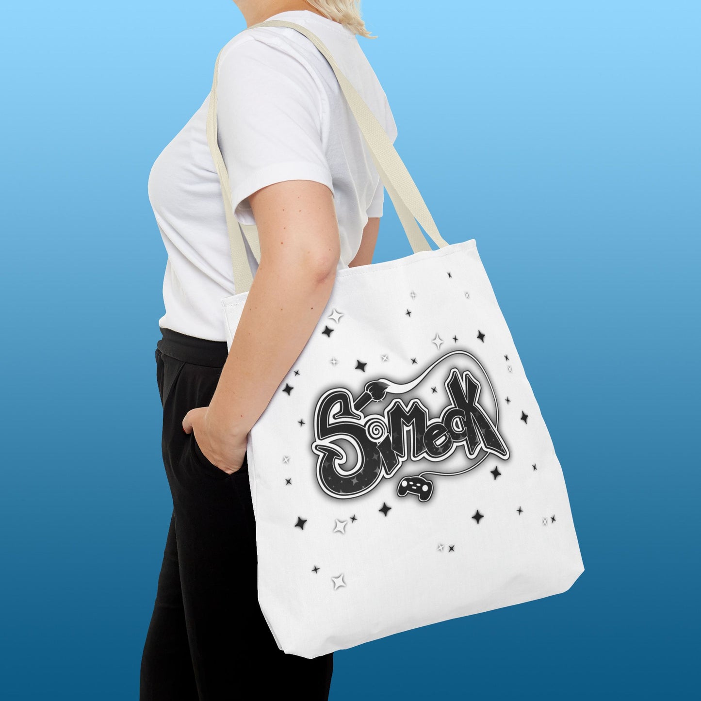 Simeck Black Tote Bag
