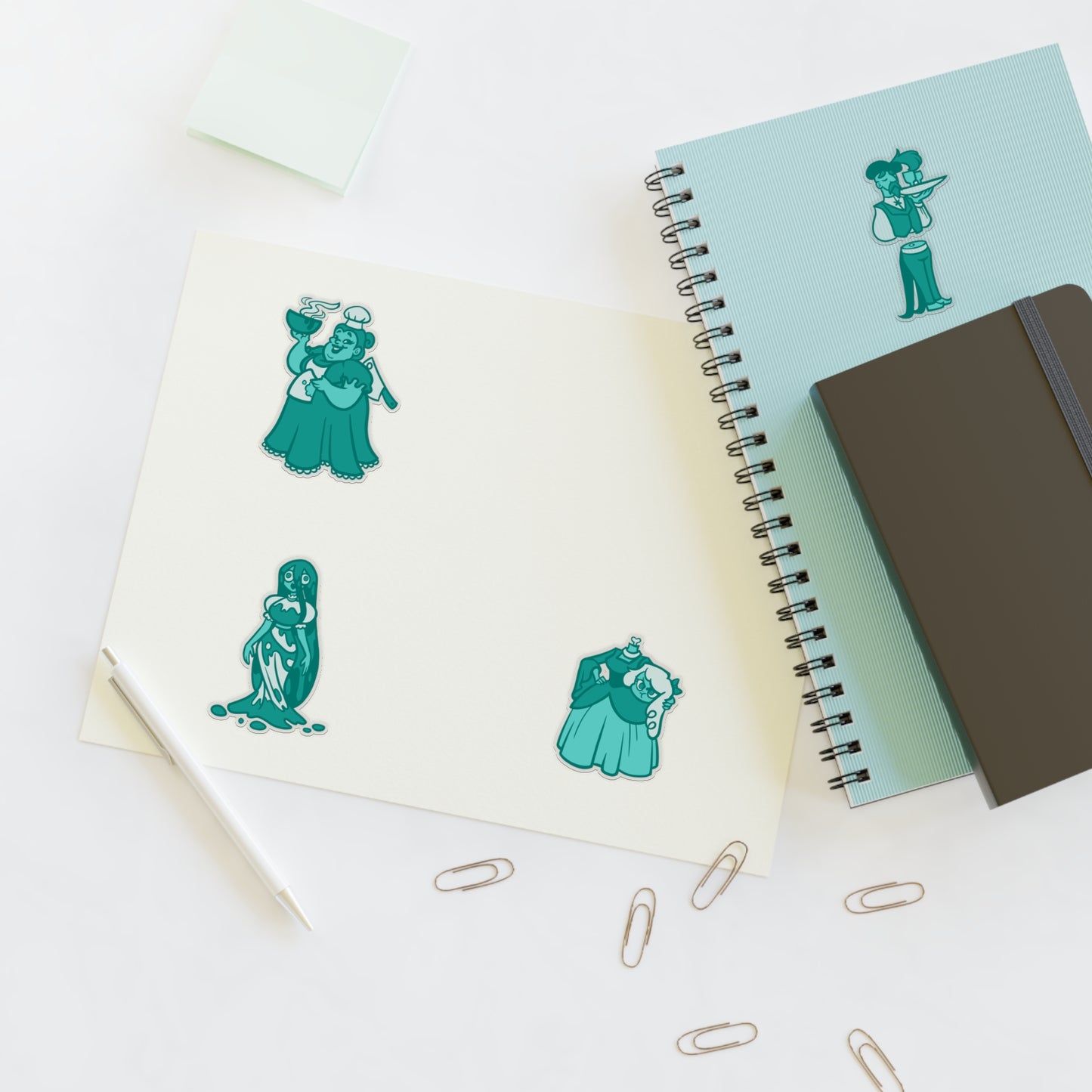 Spite Castle Staff Sticker Sheet