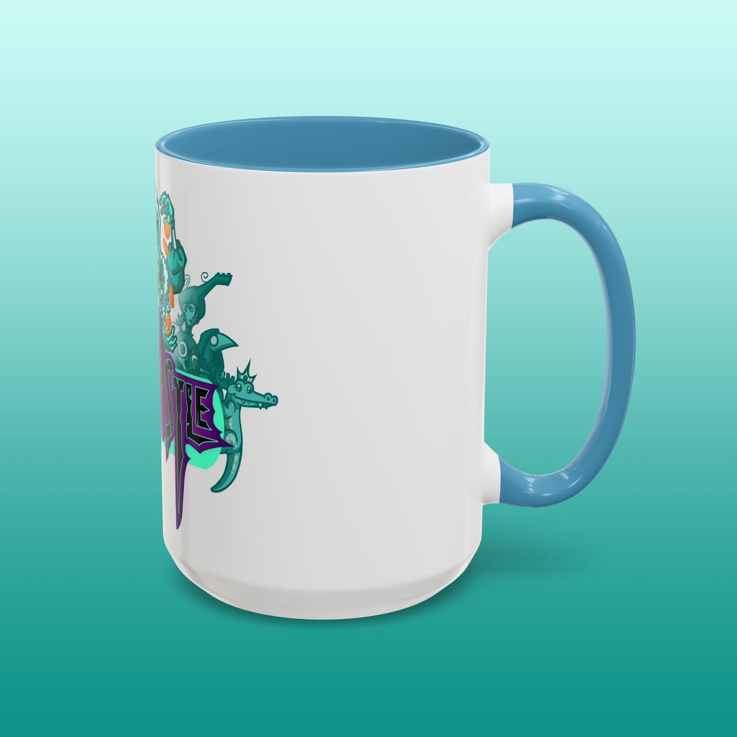 Spite Castle White Accent Mug