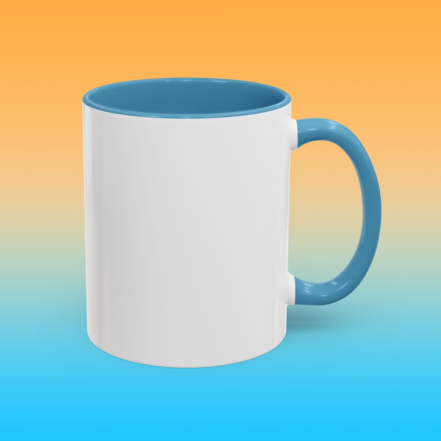 Fat Butters White Accent Mug