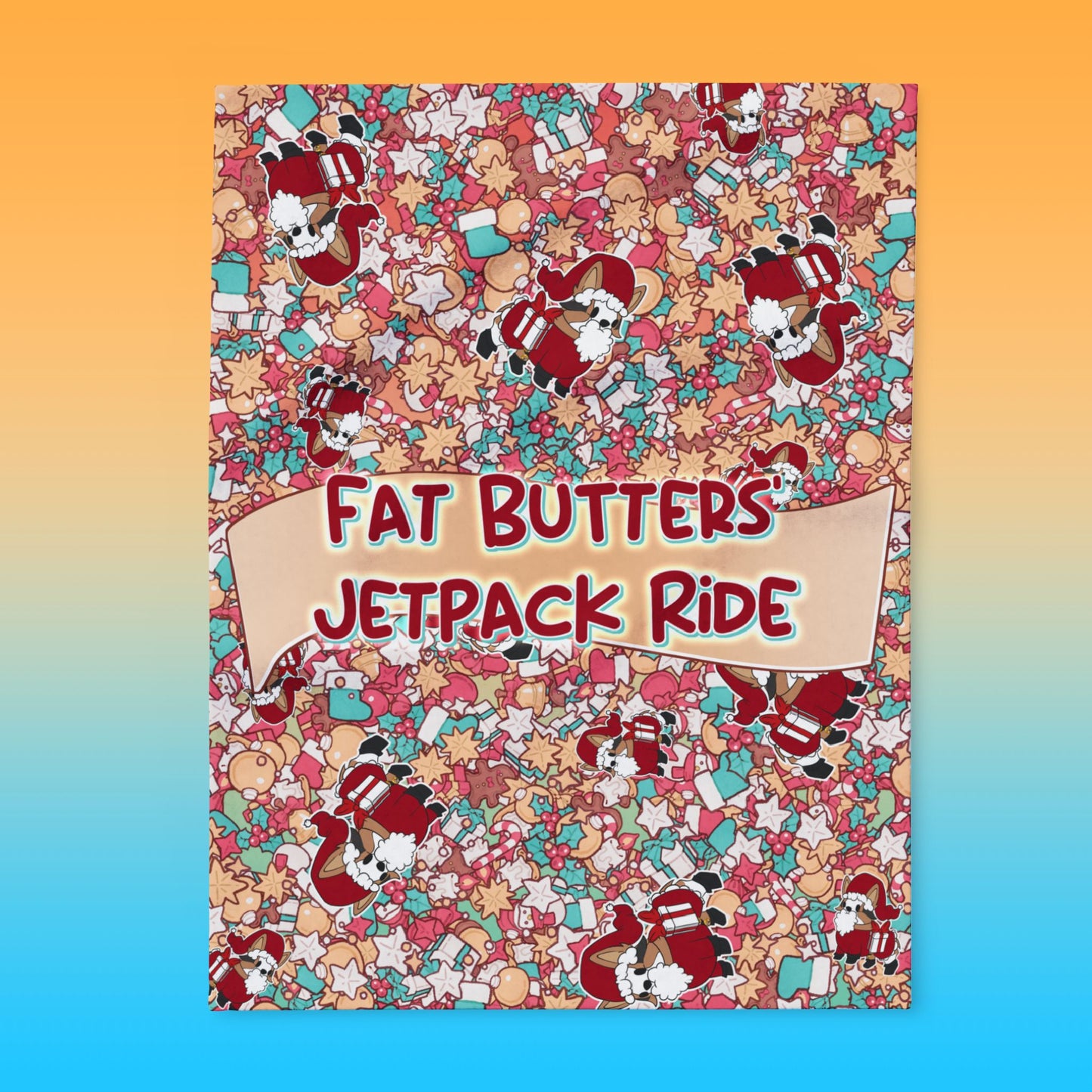 Santa Butters Fleece Blanket