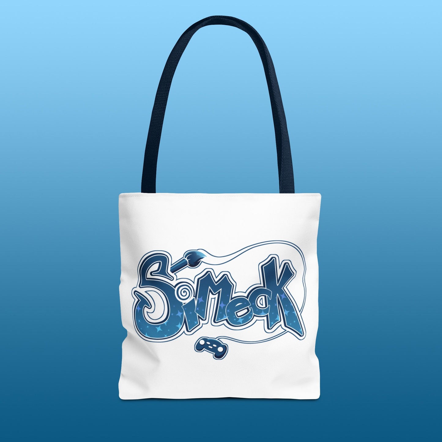 Simeck Blue Tote Bag