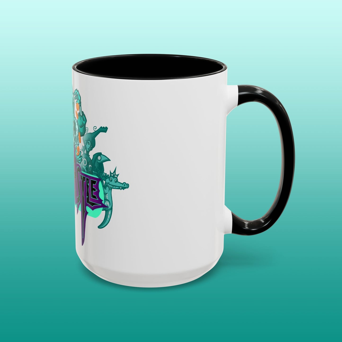Spite Castle White Accent Mug