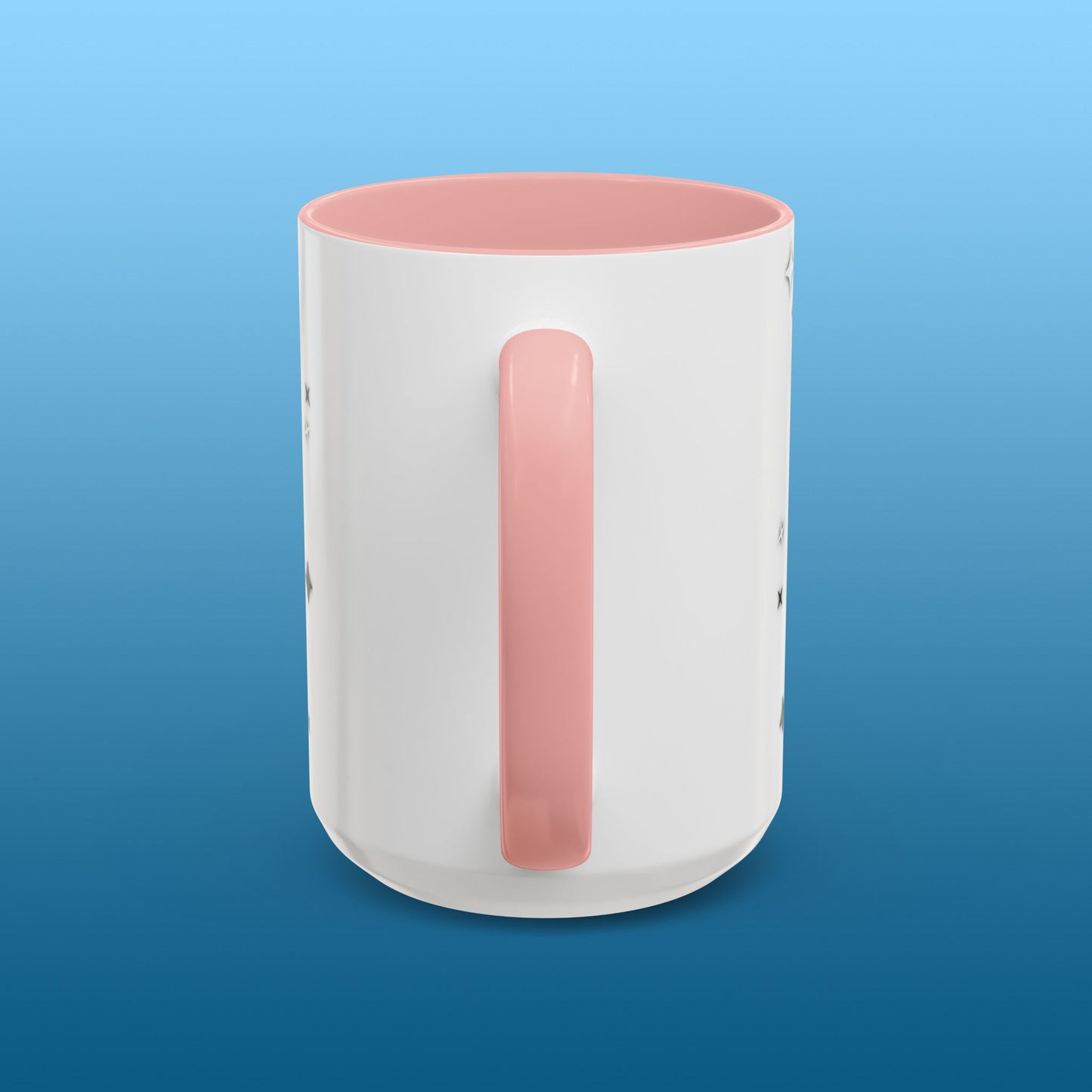 Simeck White Starry Accent Mug