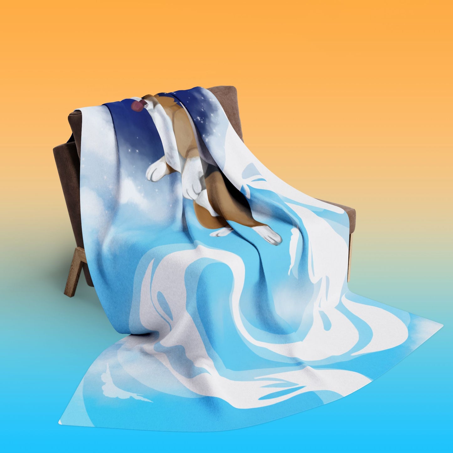 Fat Butters Fleece Blanket