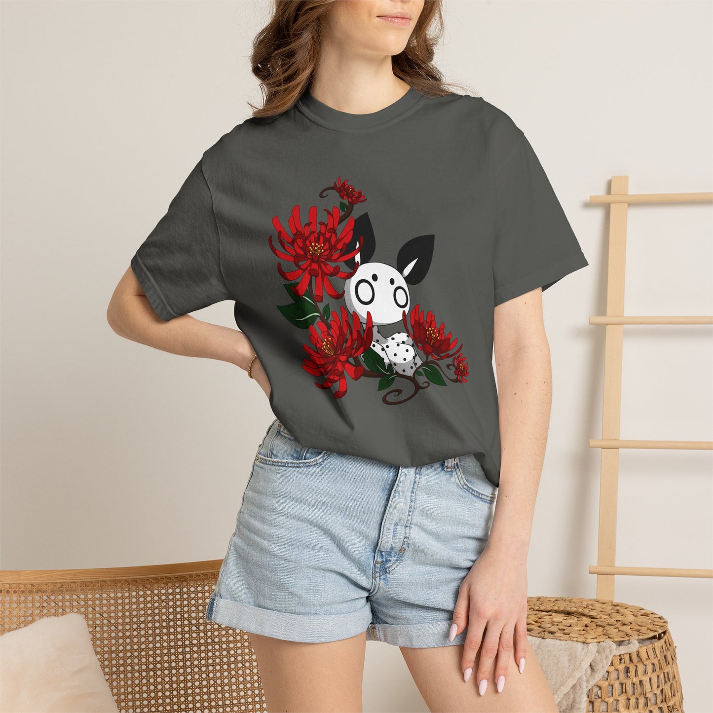 Red Flower T-shirt