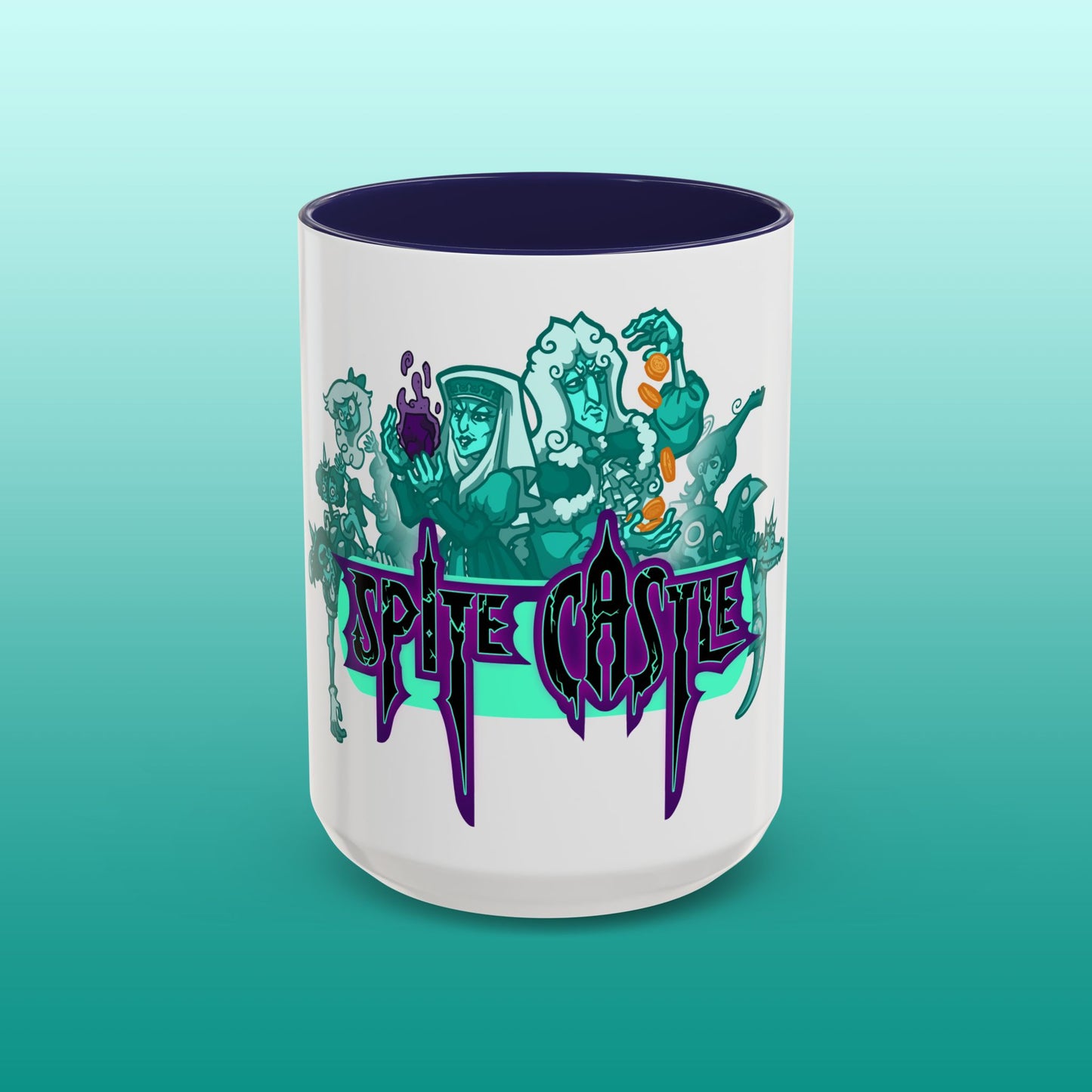 Spite Castle White Accent Mug