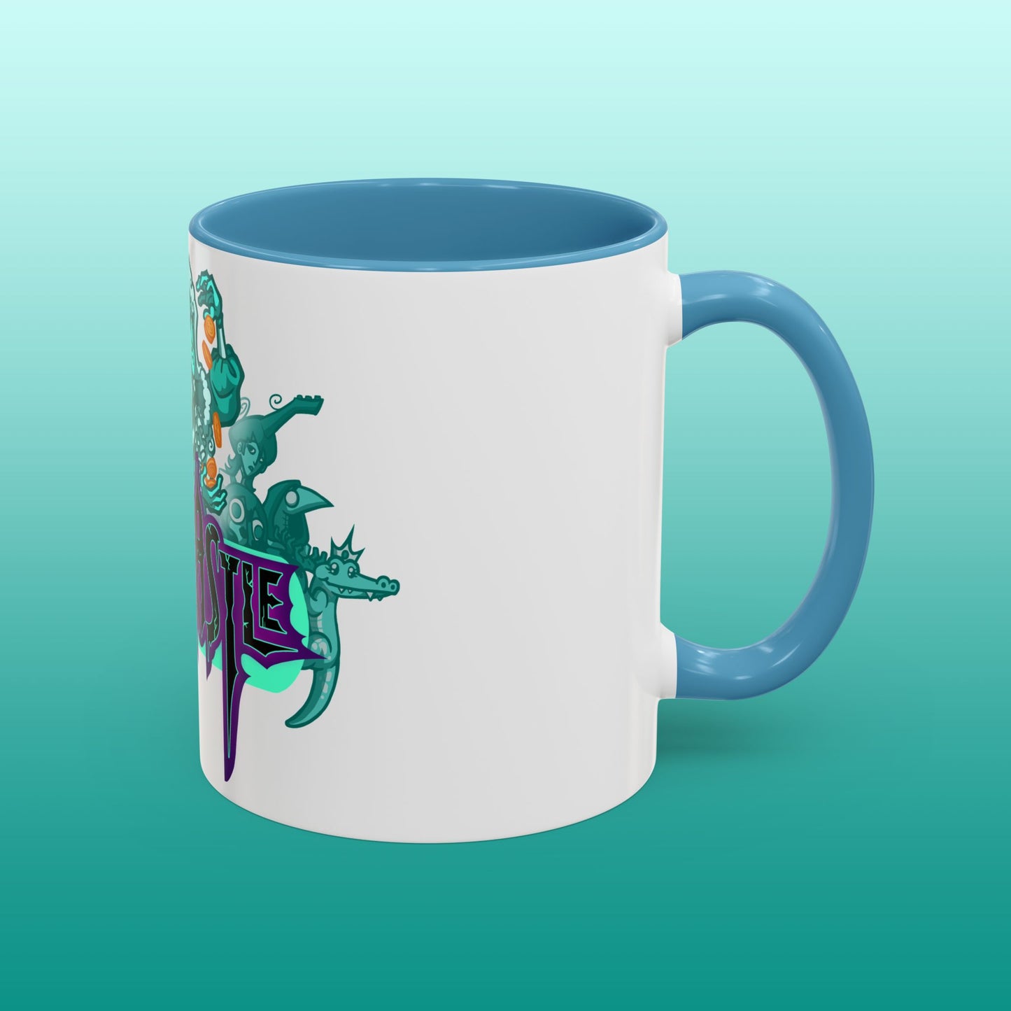 Spite Castle White Accent Mug
