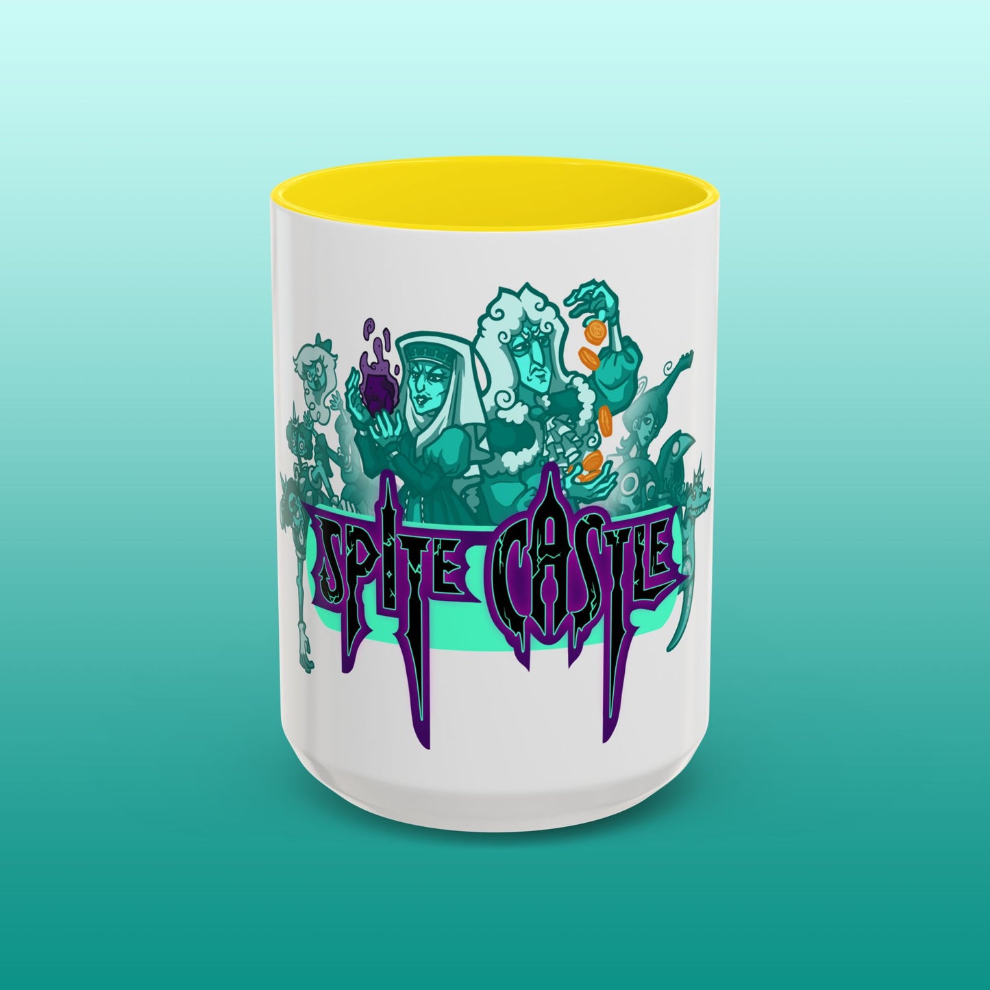 Spite Castle White Accent Mug