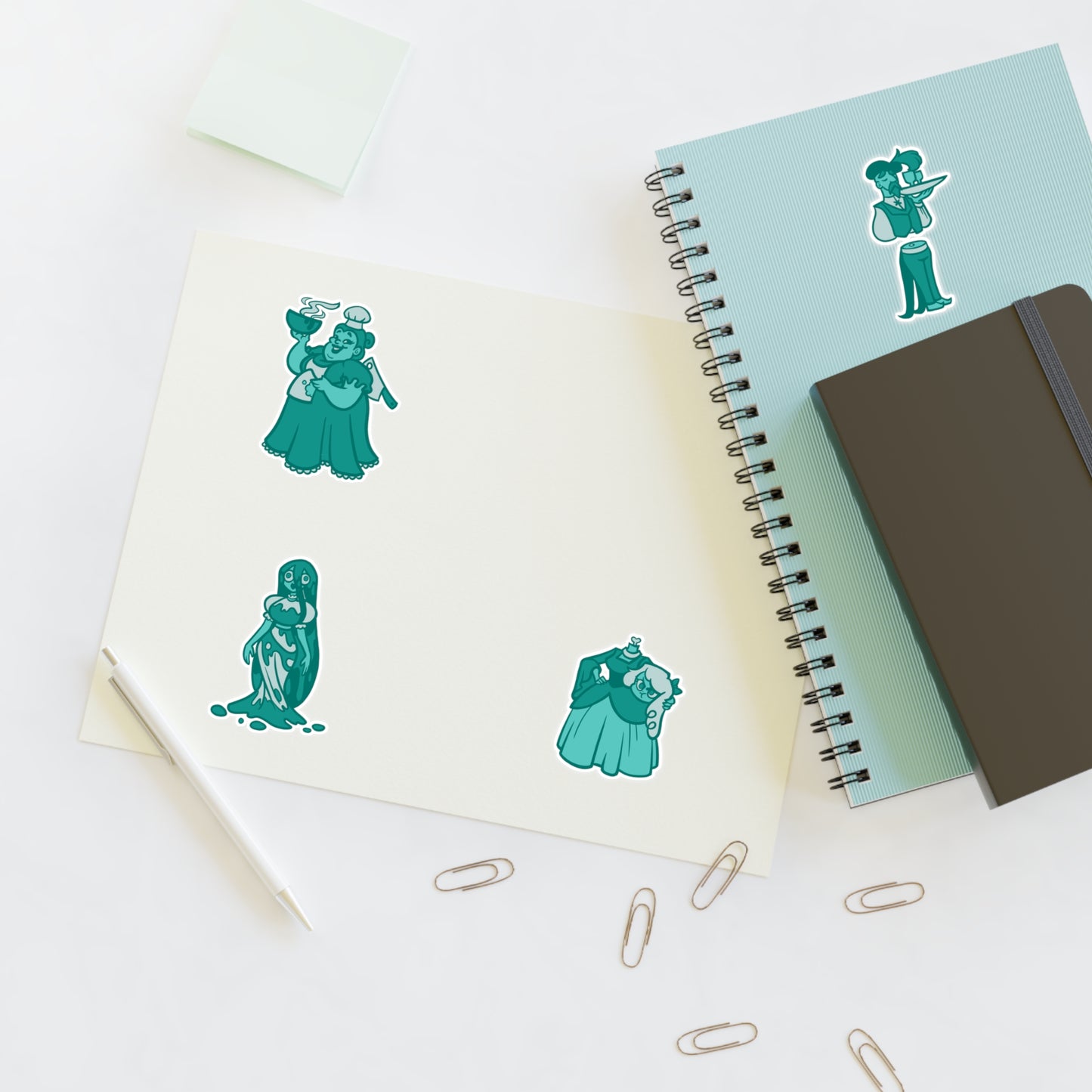 Spite Castle Staff Sticker Sheet