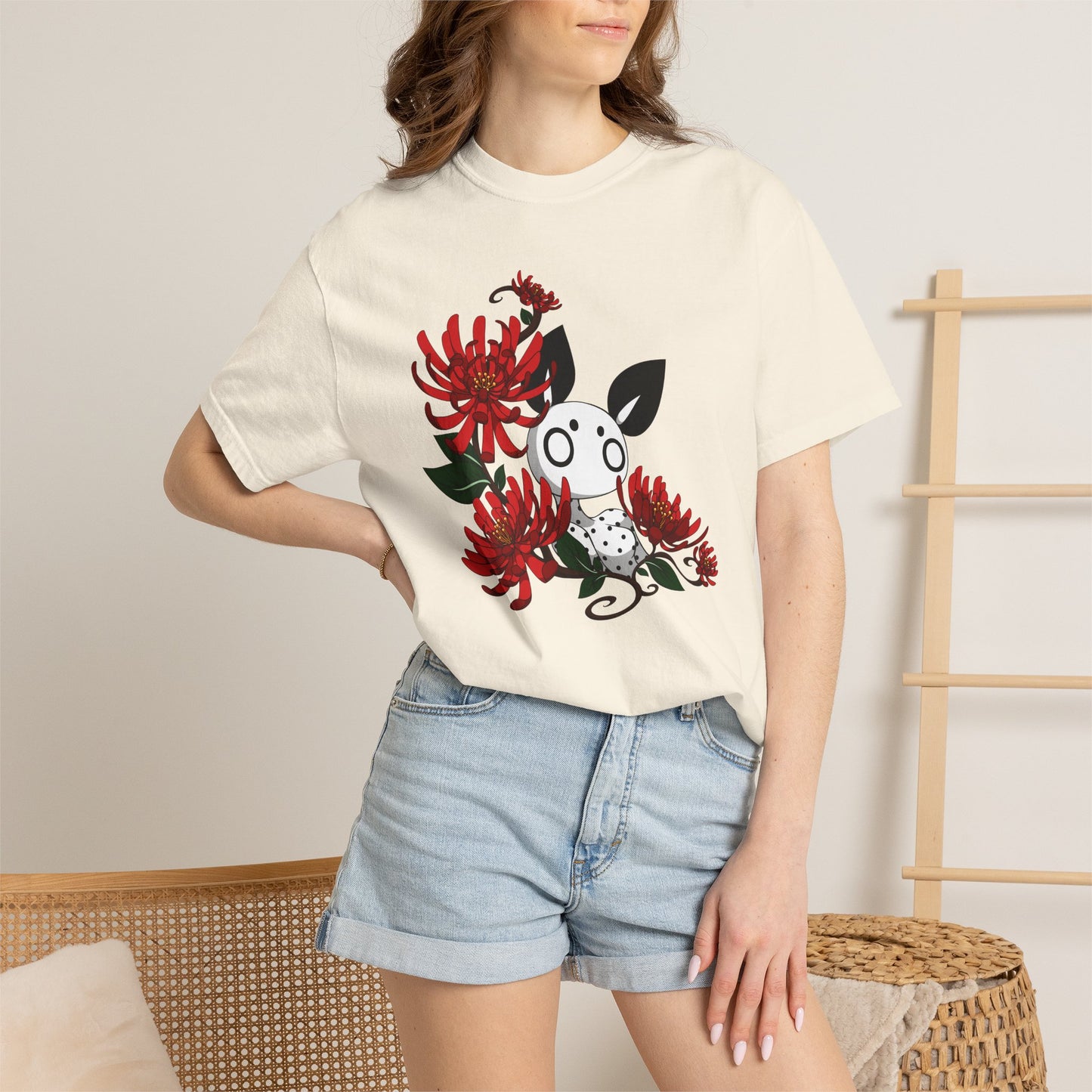 Red Flower T-shirt