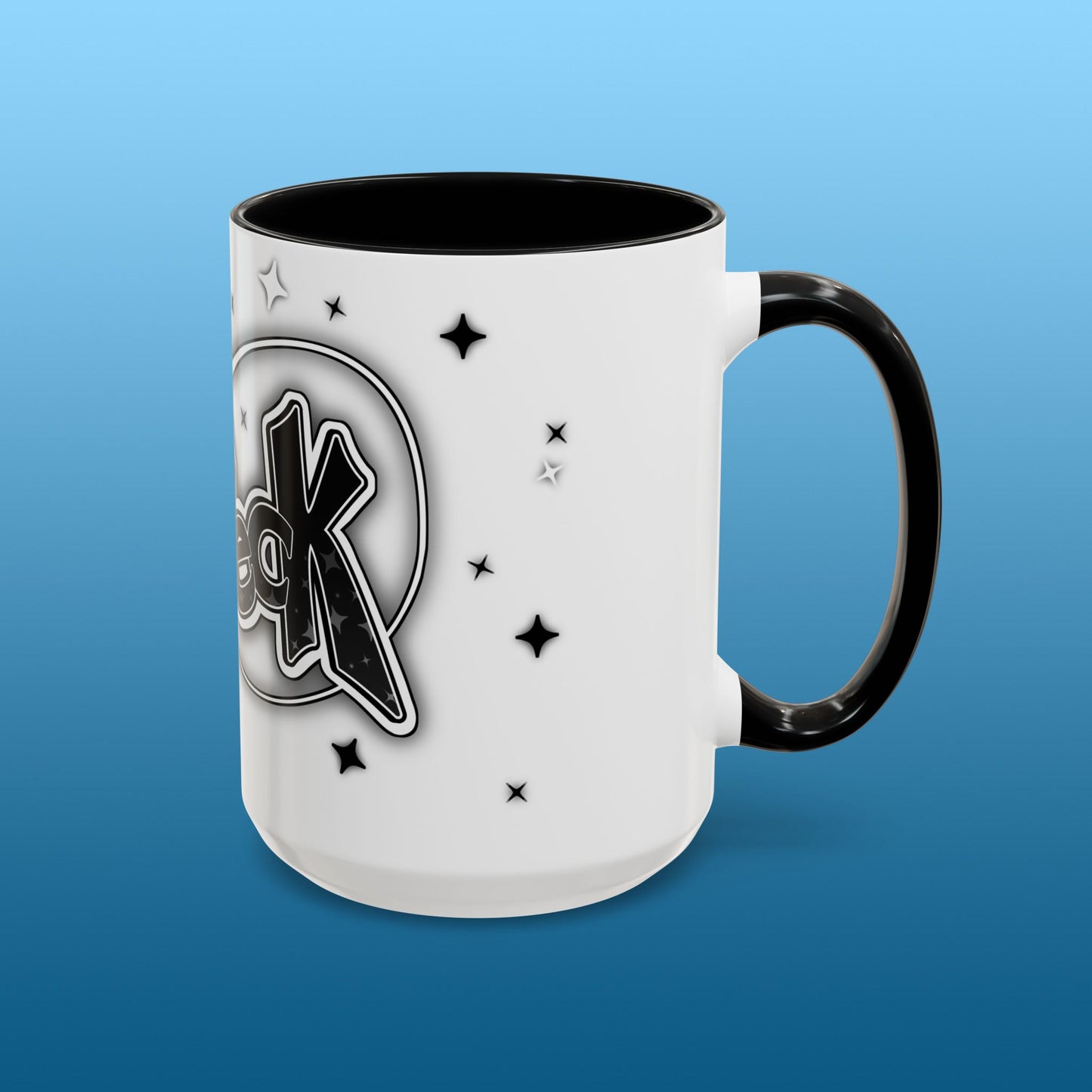 Simeck White Starry Accent Mug