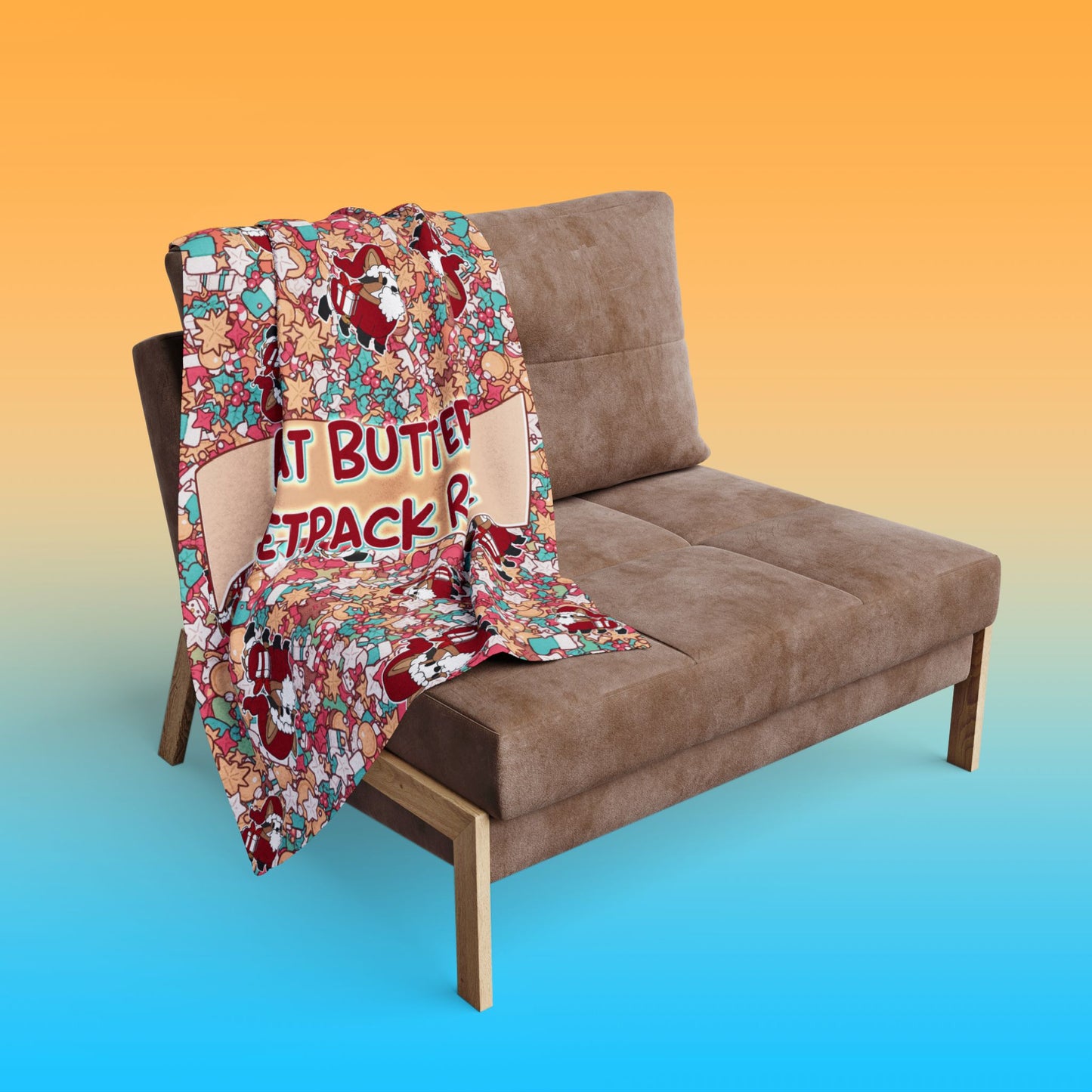 Santa Butters Fleece Blanket