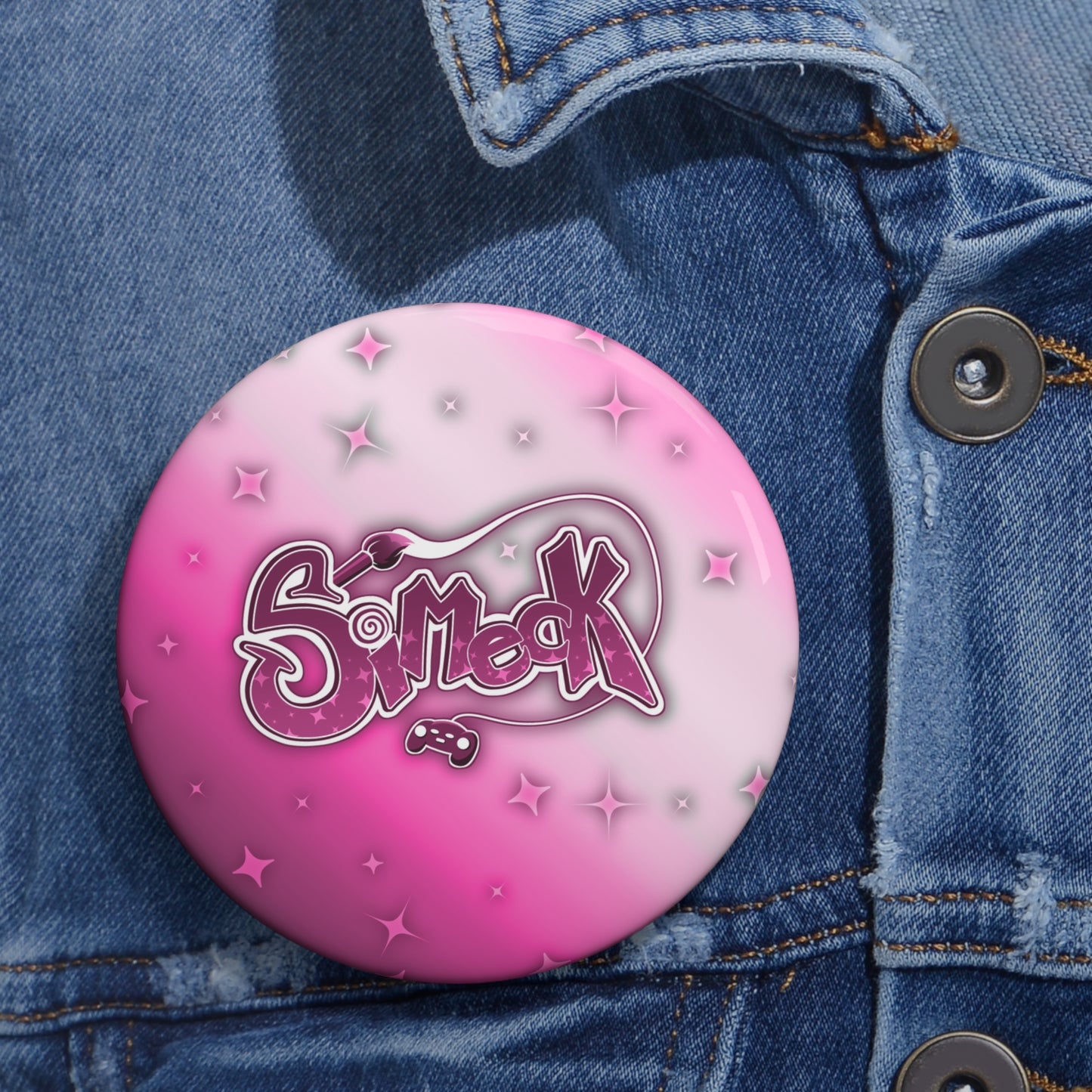 Simeck Pink Pin Button