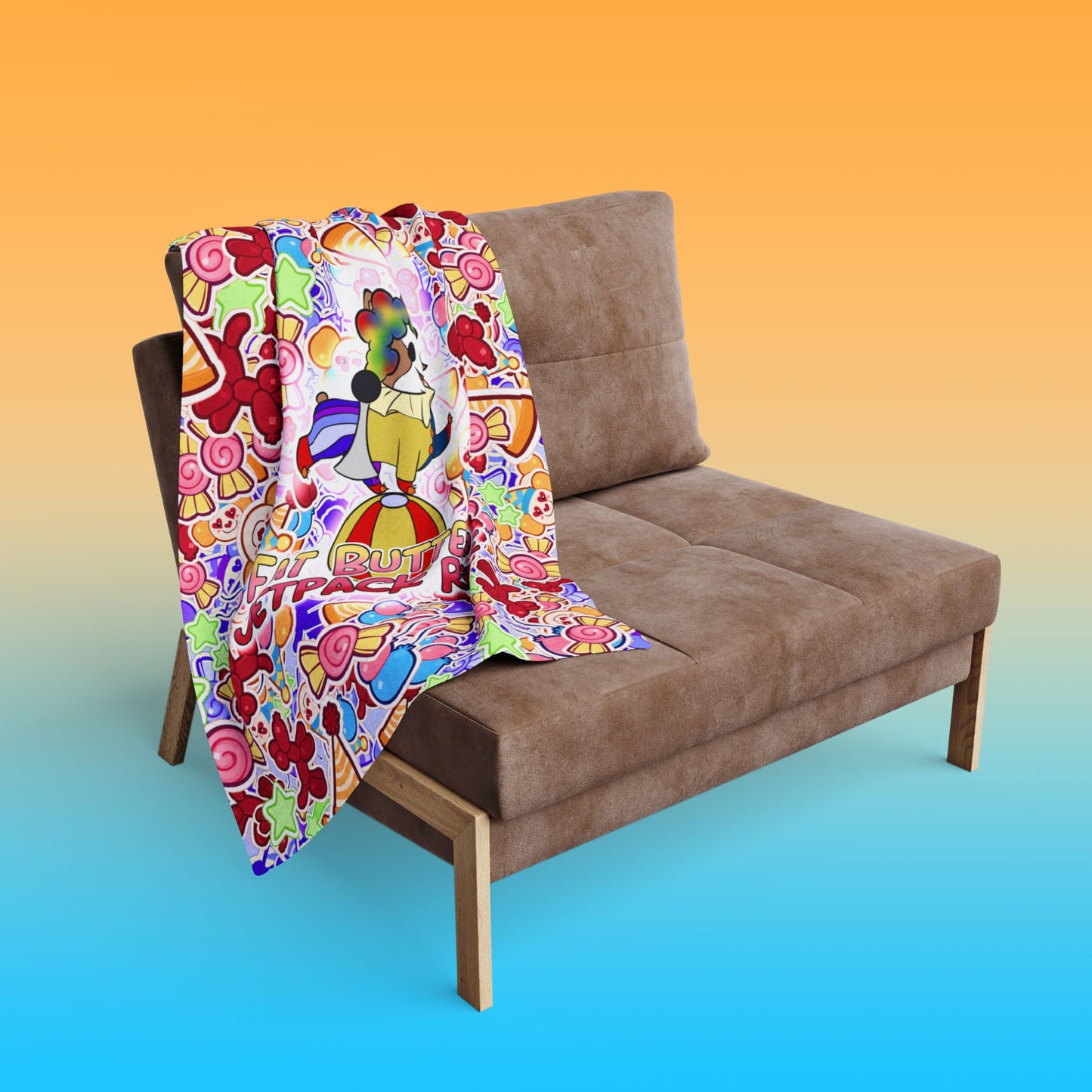 Clown Butters Fleece Blanket