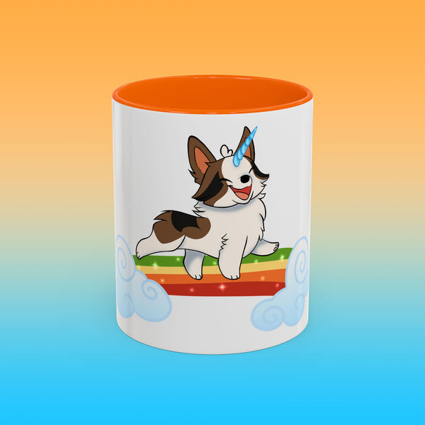 Unicorngi White Accent Mug