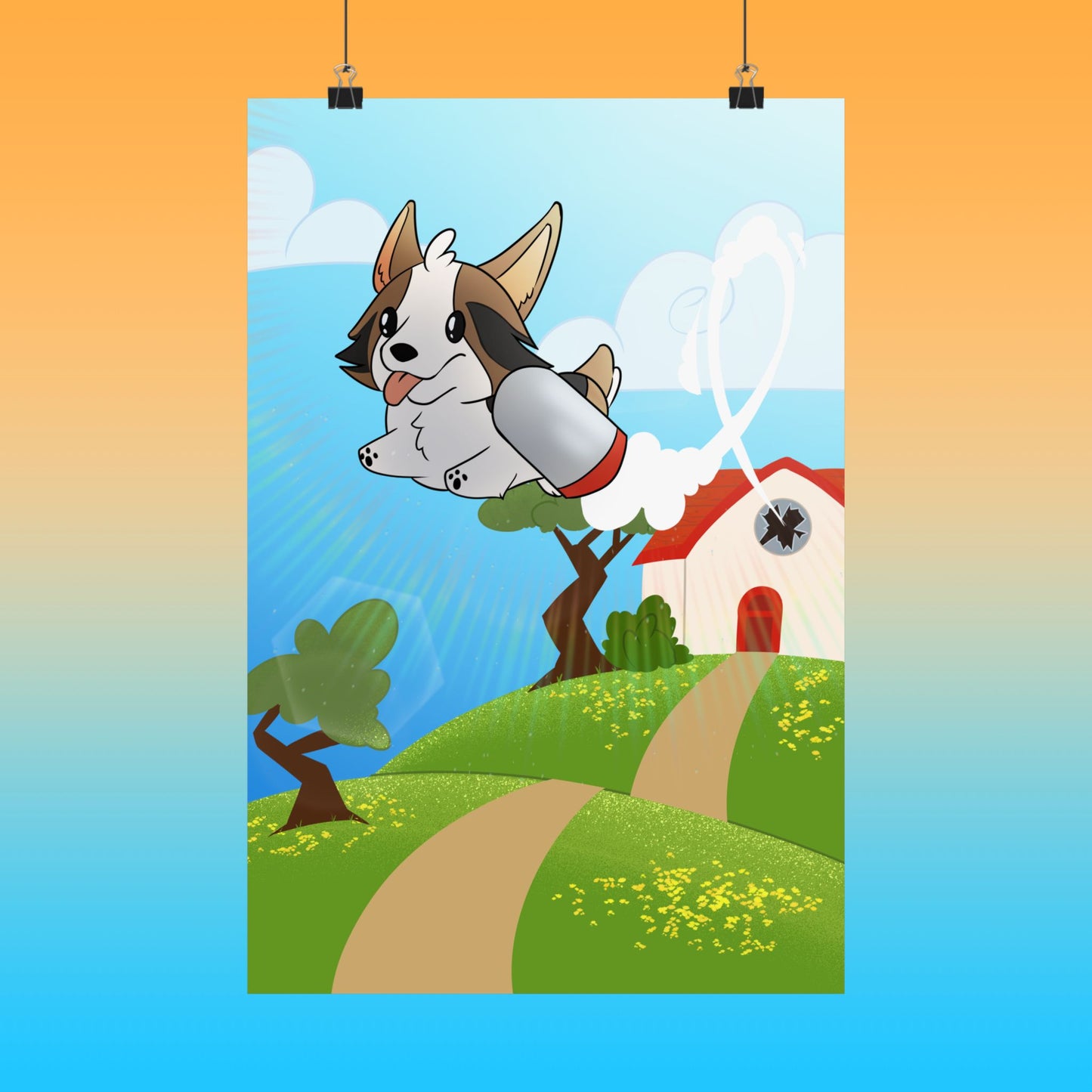 Fat Butters Matte Vertical Poster