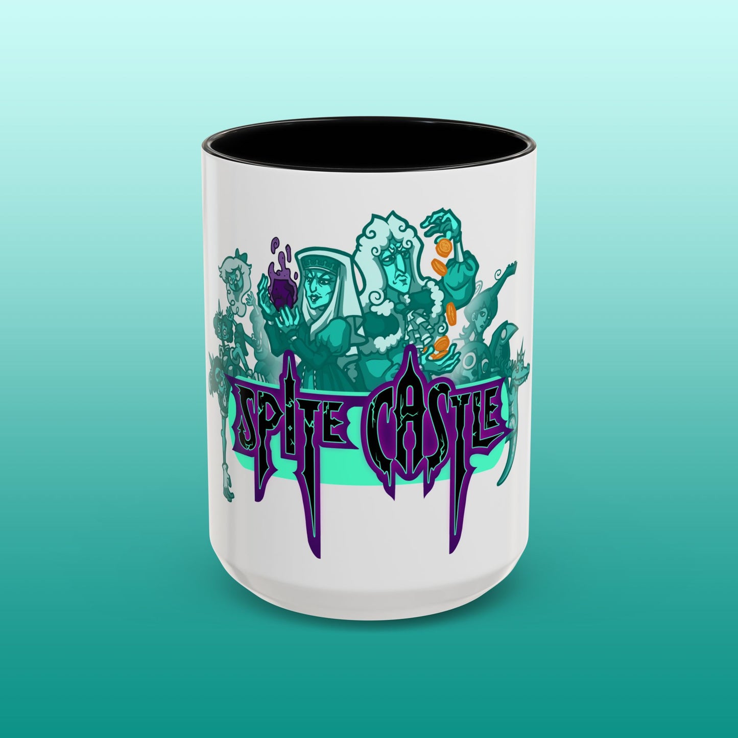 Spite Castle White Accent Mug