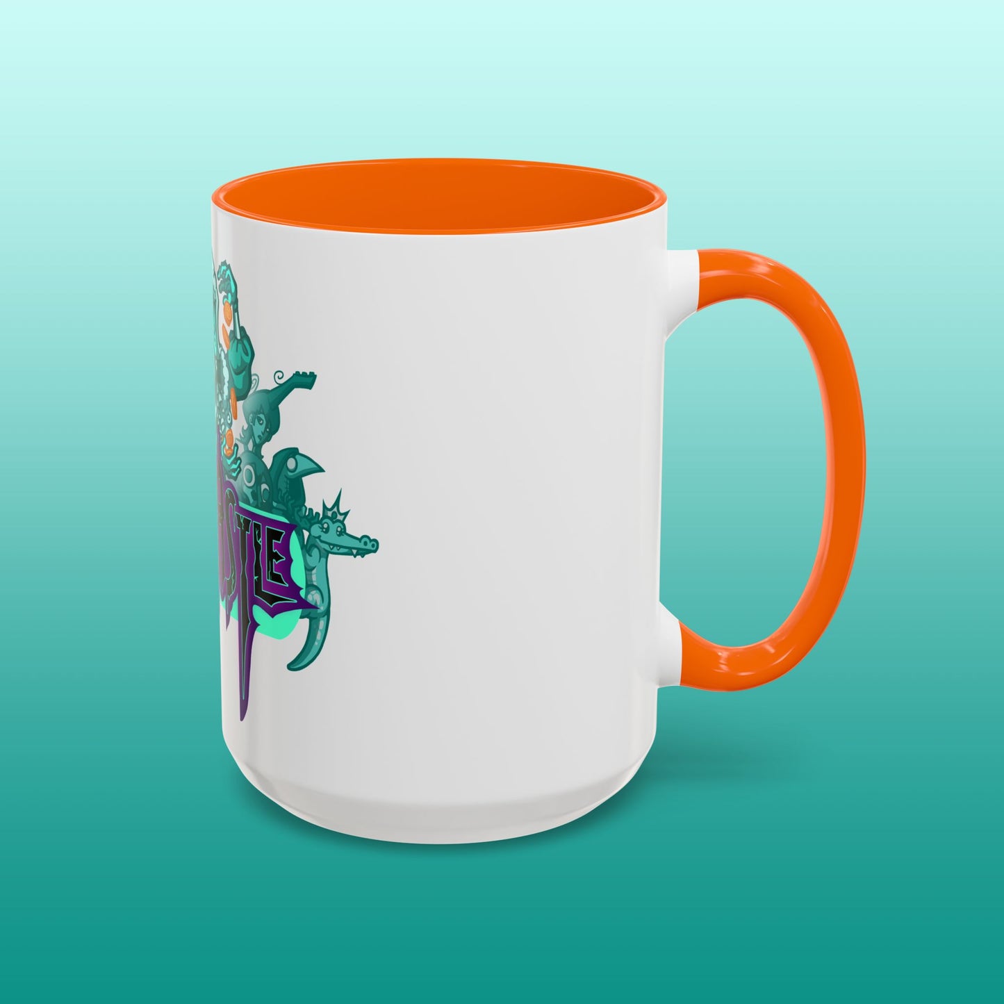 Spite Castle White Accent Mug