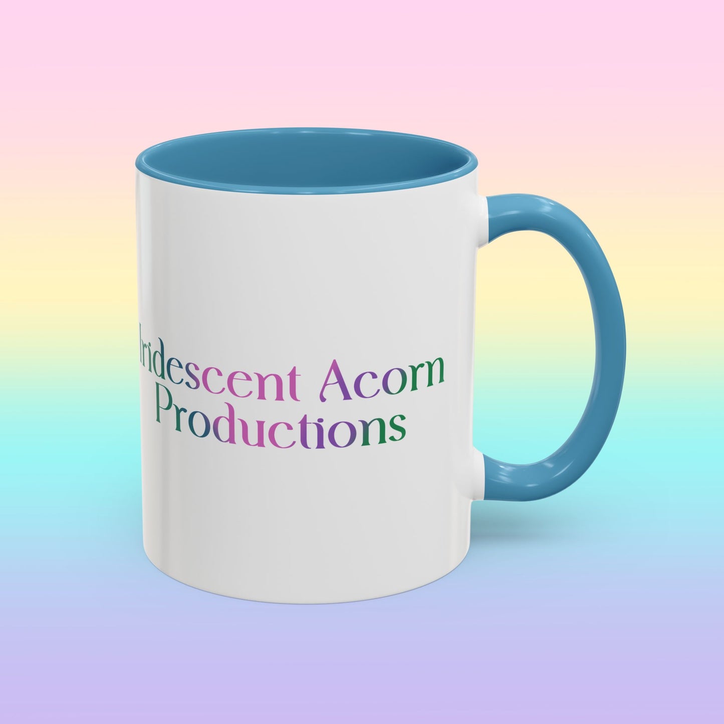 Iridescent Acorn Productions White Accent Mug
