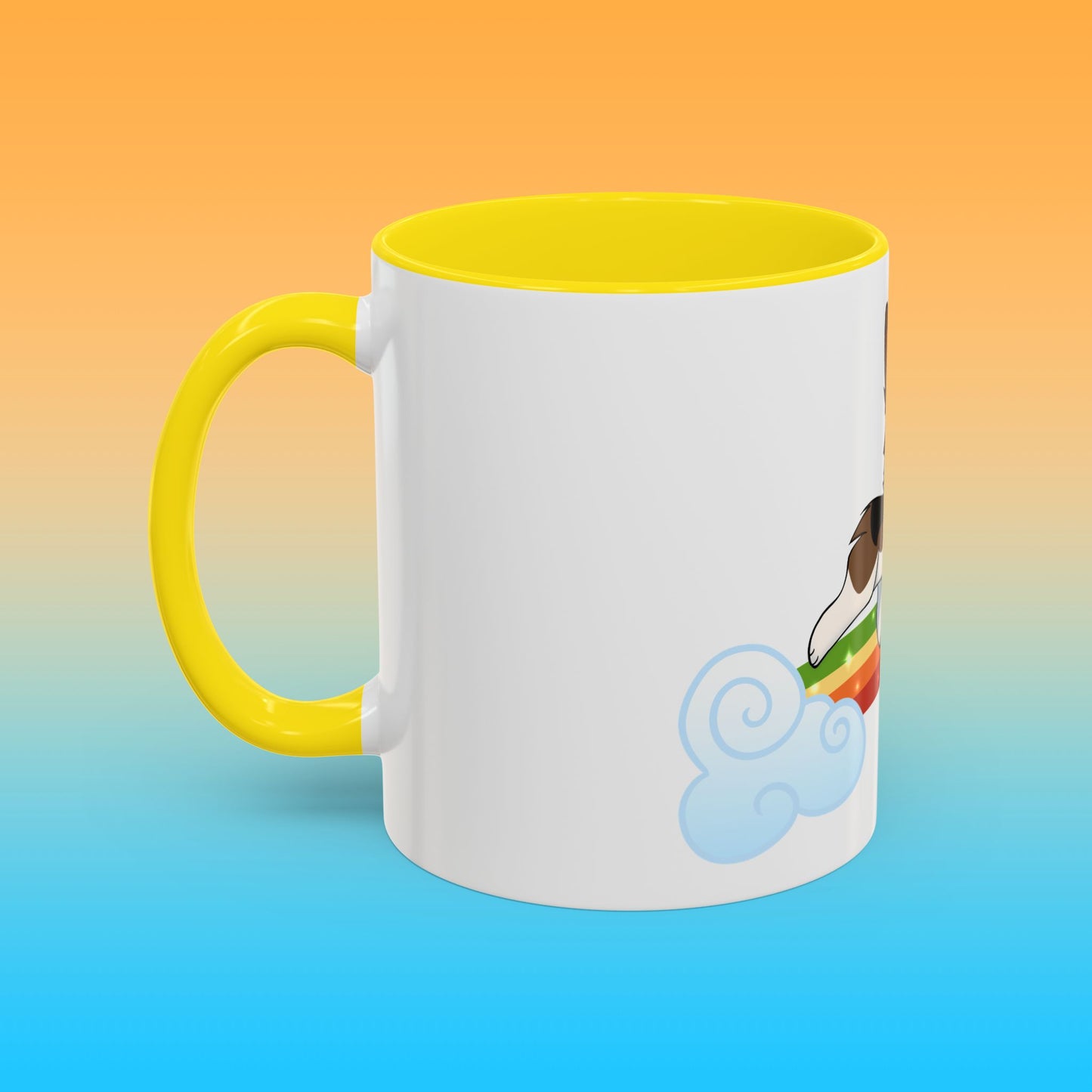 Unicorngi White Accent Mug