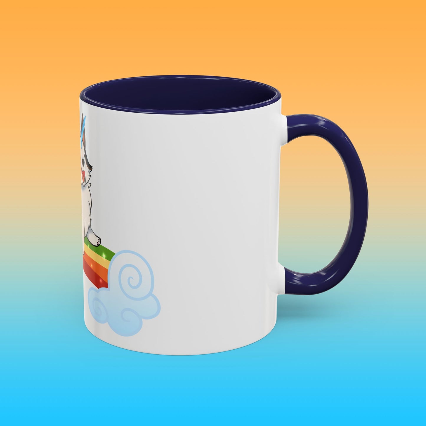Unicorngi White Accent Mug