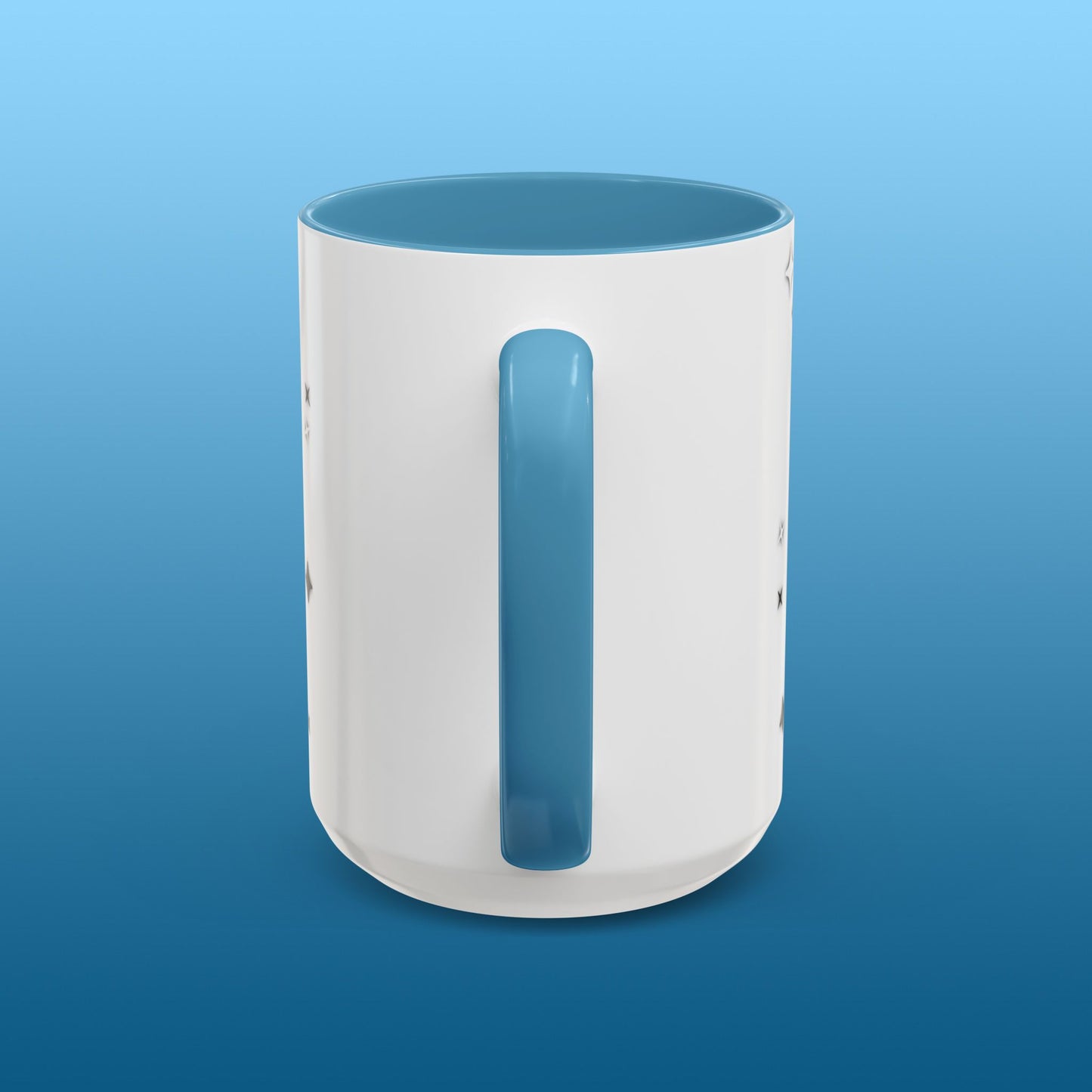 Simeck White Starry Accent Mug