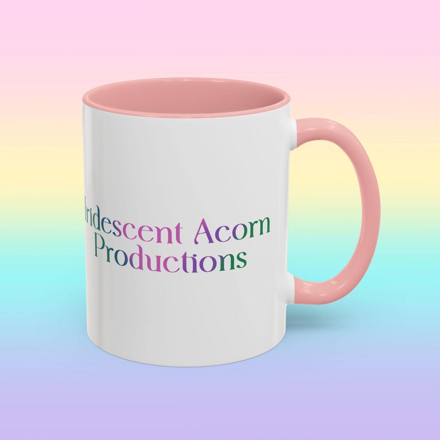 Iridescent Acorn Productions White Accent Mug