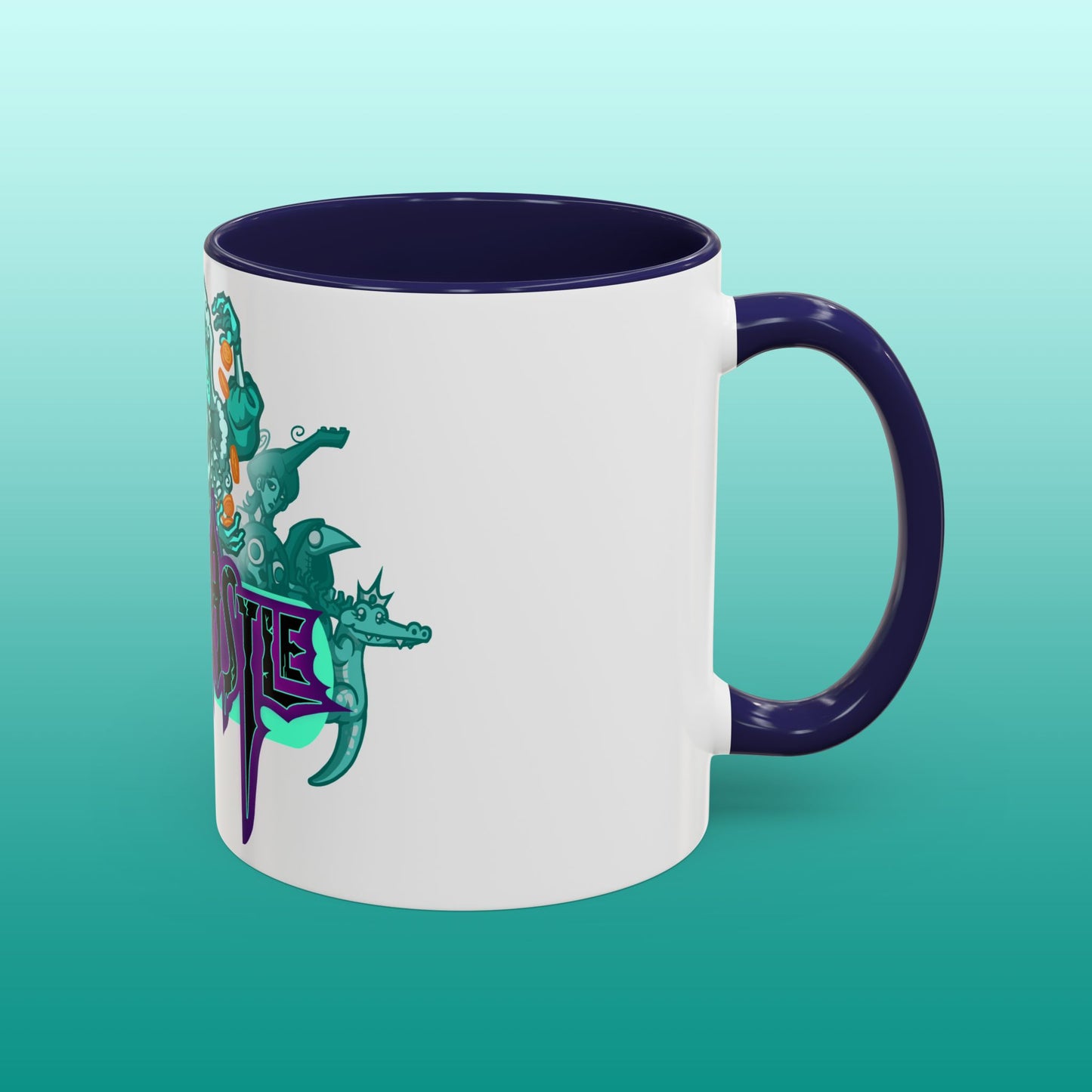 Spite Castle White Accent Mug