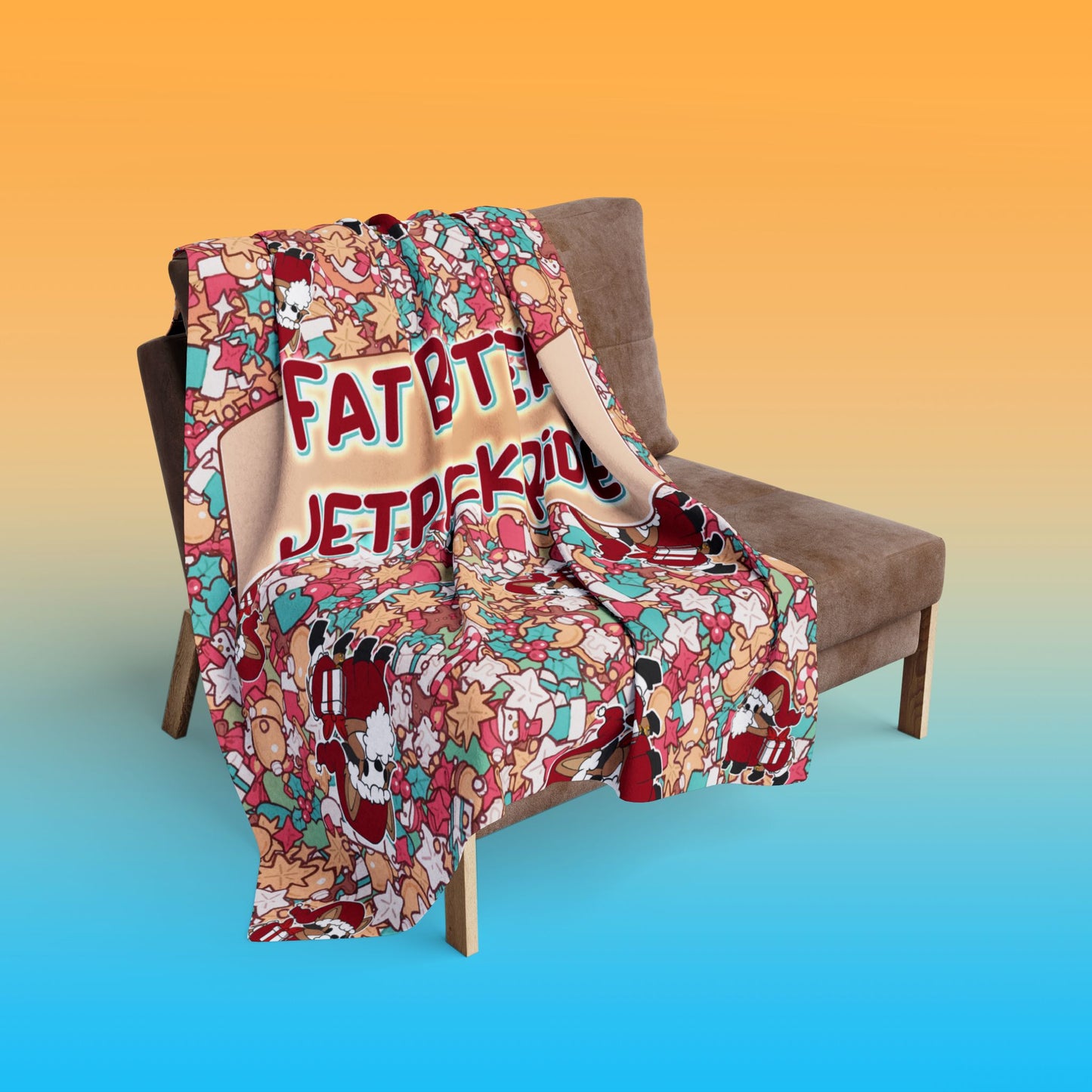 Santa Butters Fleece Blanket
