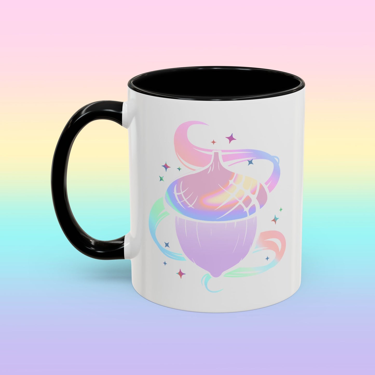 Iridescent Acorn Productions White Accent Mug