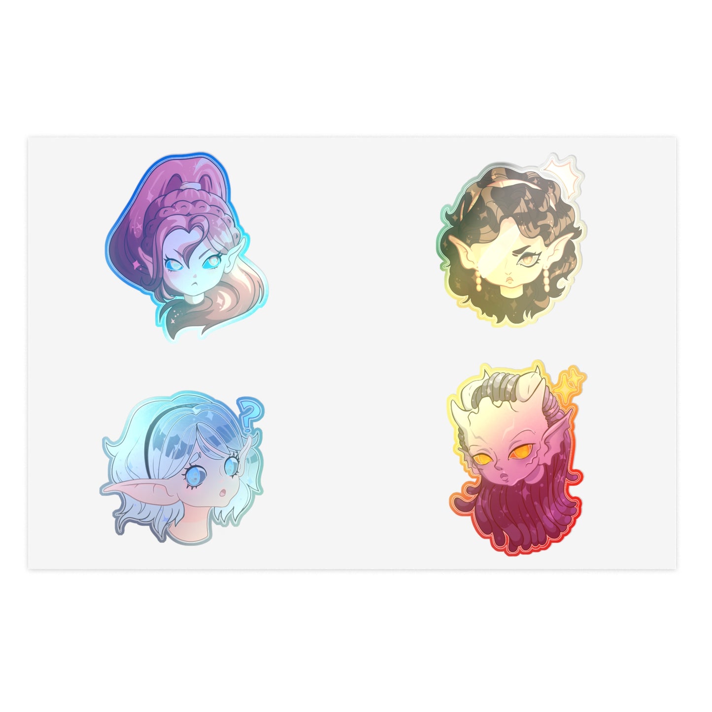 Chibi Girls From Lilak Sticker Sheet