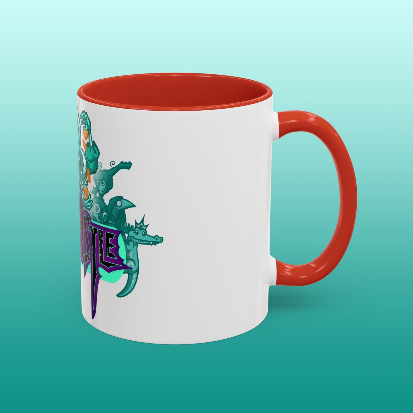 Spite Castle White Accent Mug