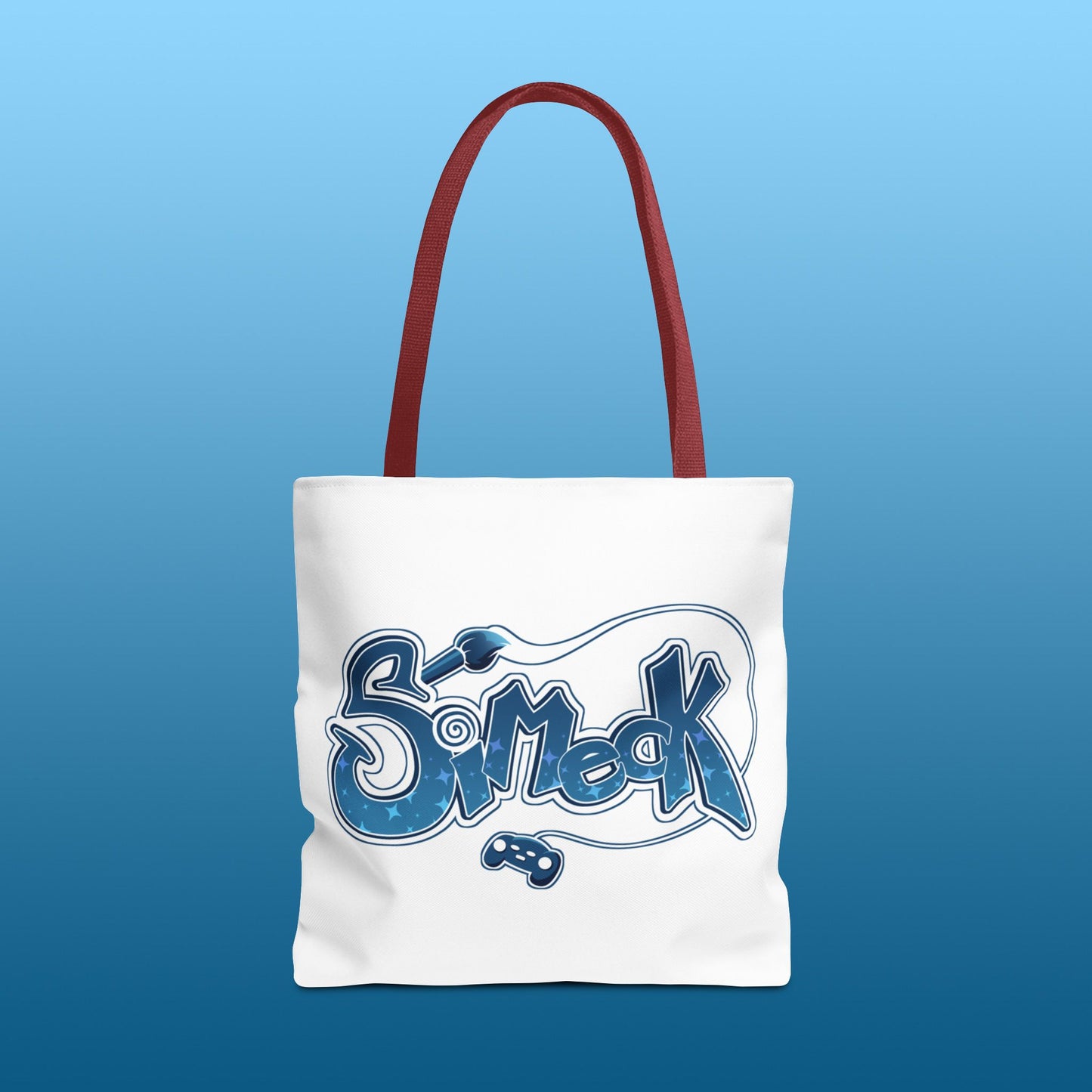 Simeck Blue Tote Bag