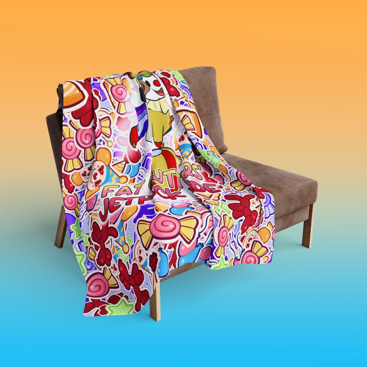 Clown Butters Fleece Blanket